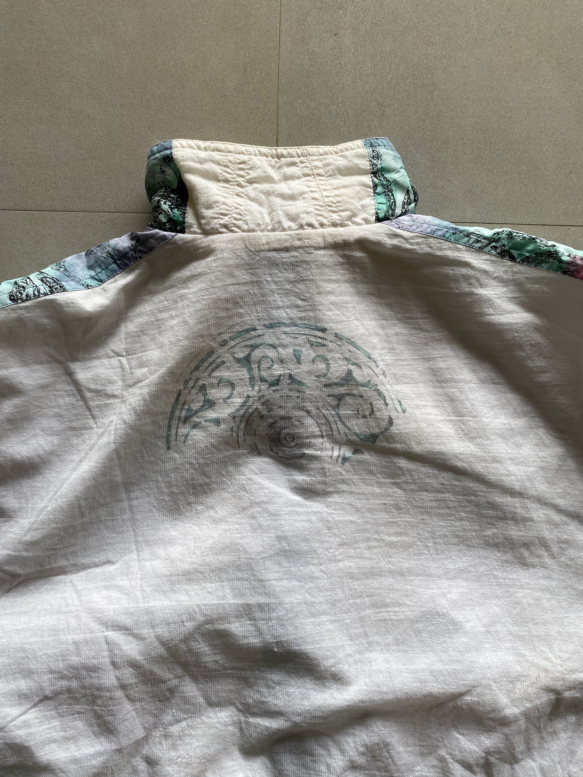 VINTAGE ADIDAS PRINTED JACKET - XXL