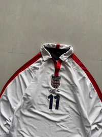 2003 UMBRO ENGLAND LONG SLEEVE JERSEY - L