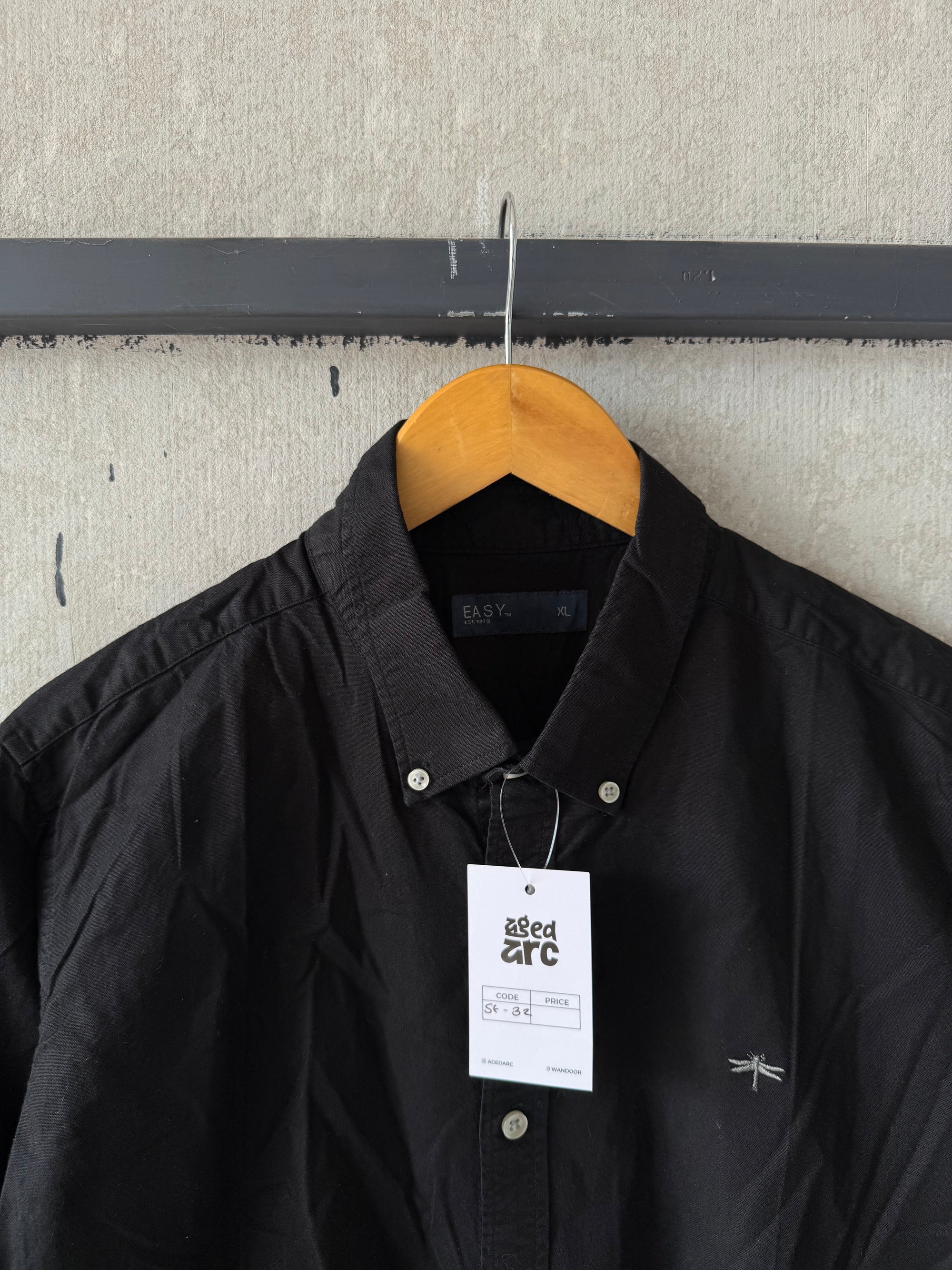 EASY BLACK SHIRT - XL