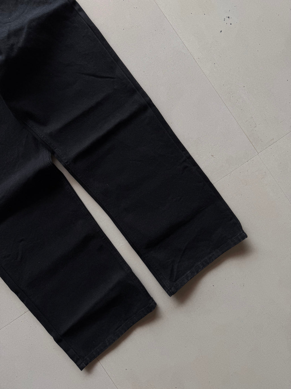 DARK BLACK WIDE LEG