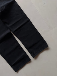 DARK BLACK WIDE LEG
