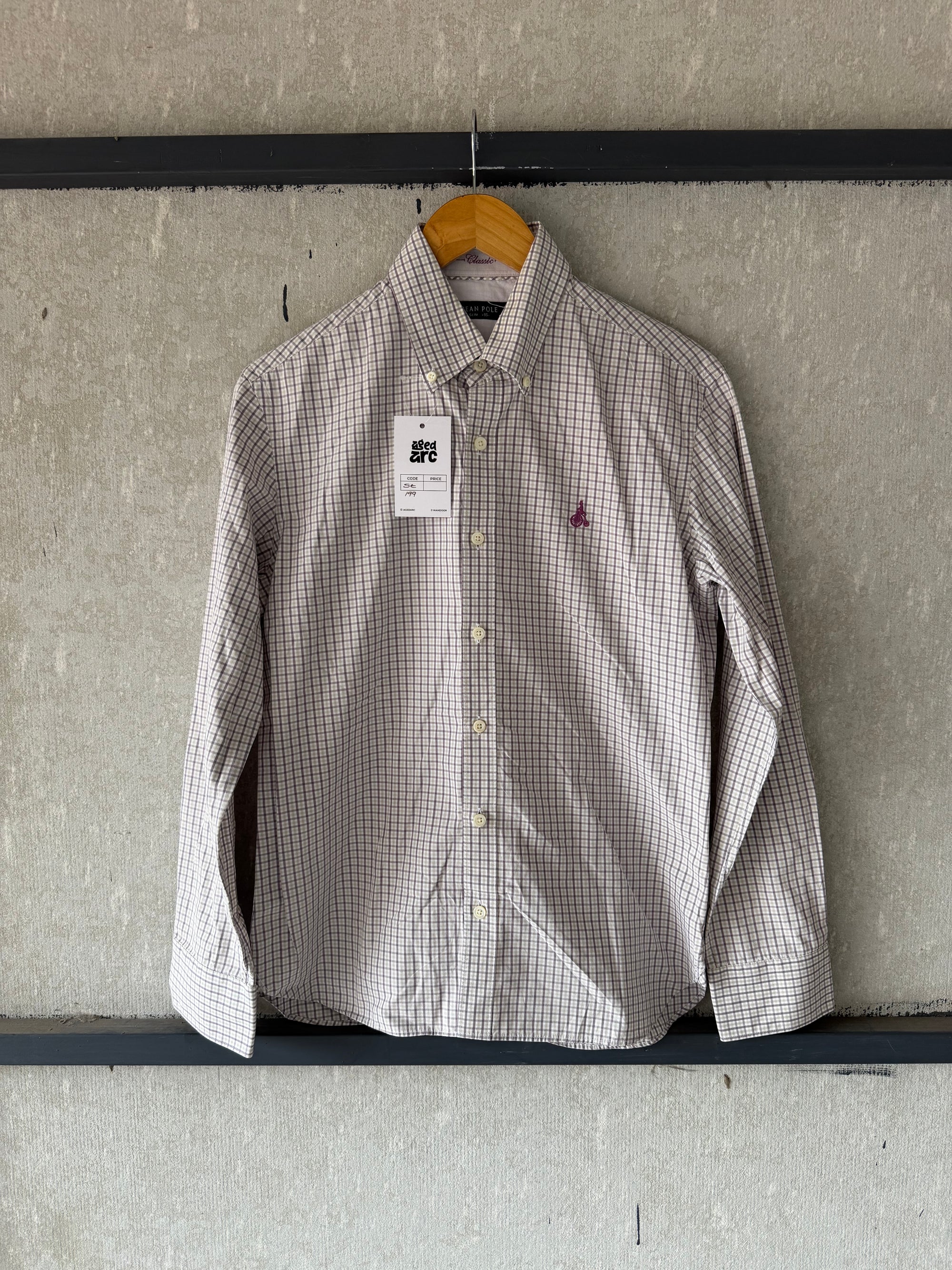 BEANPOLE CHECKERD SHIRT ST199 - M