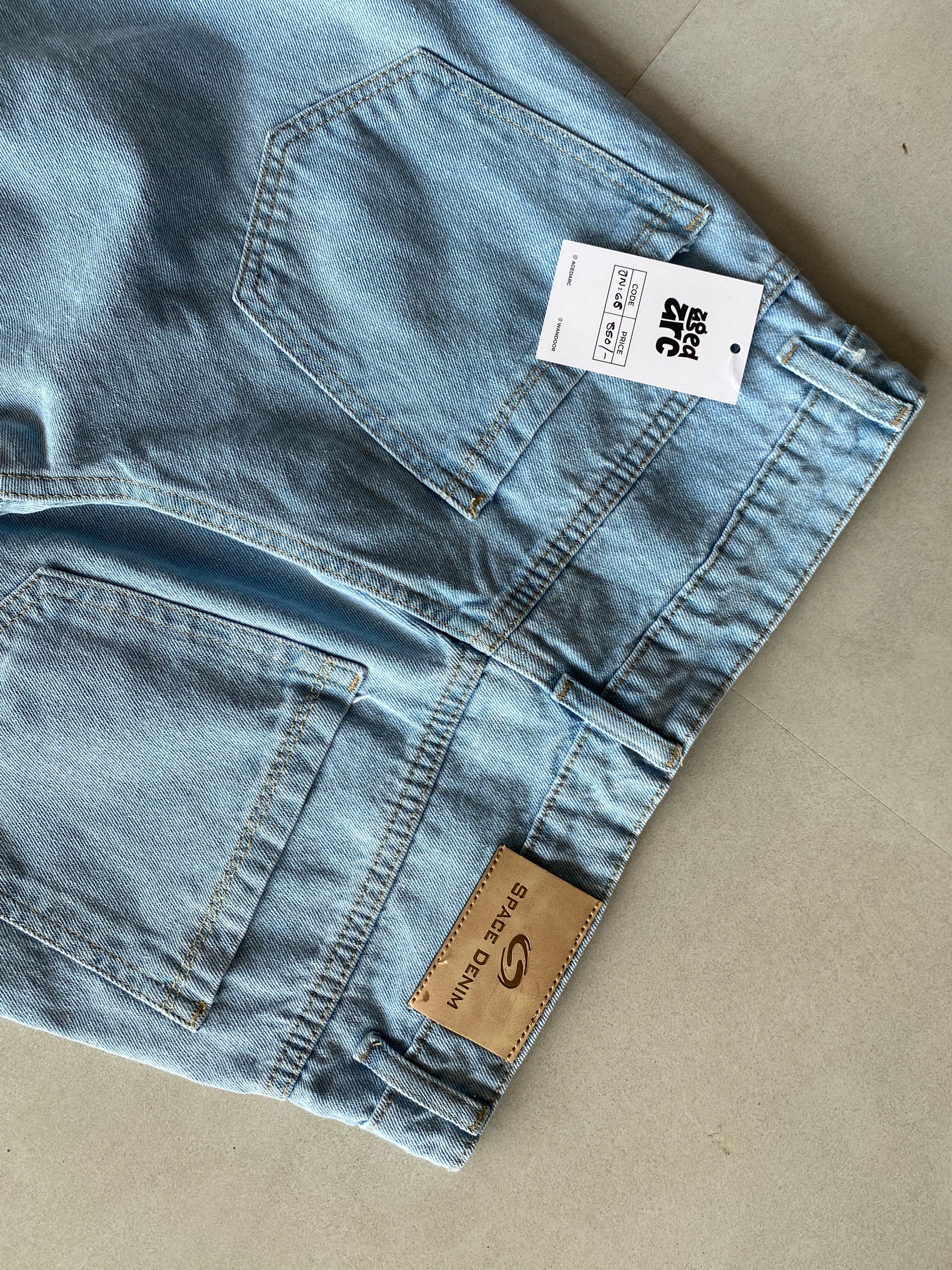 STRIGHT FIT DENIM - S