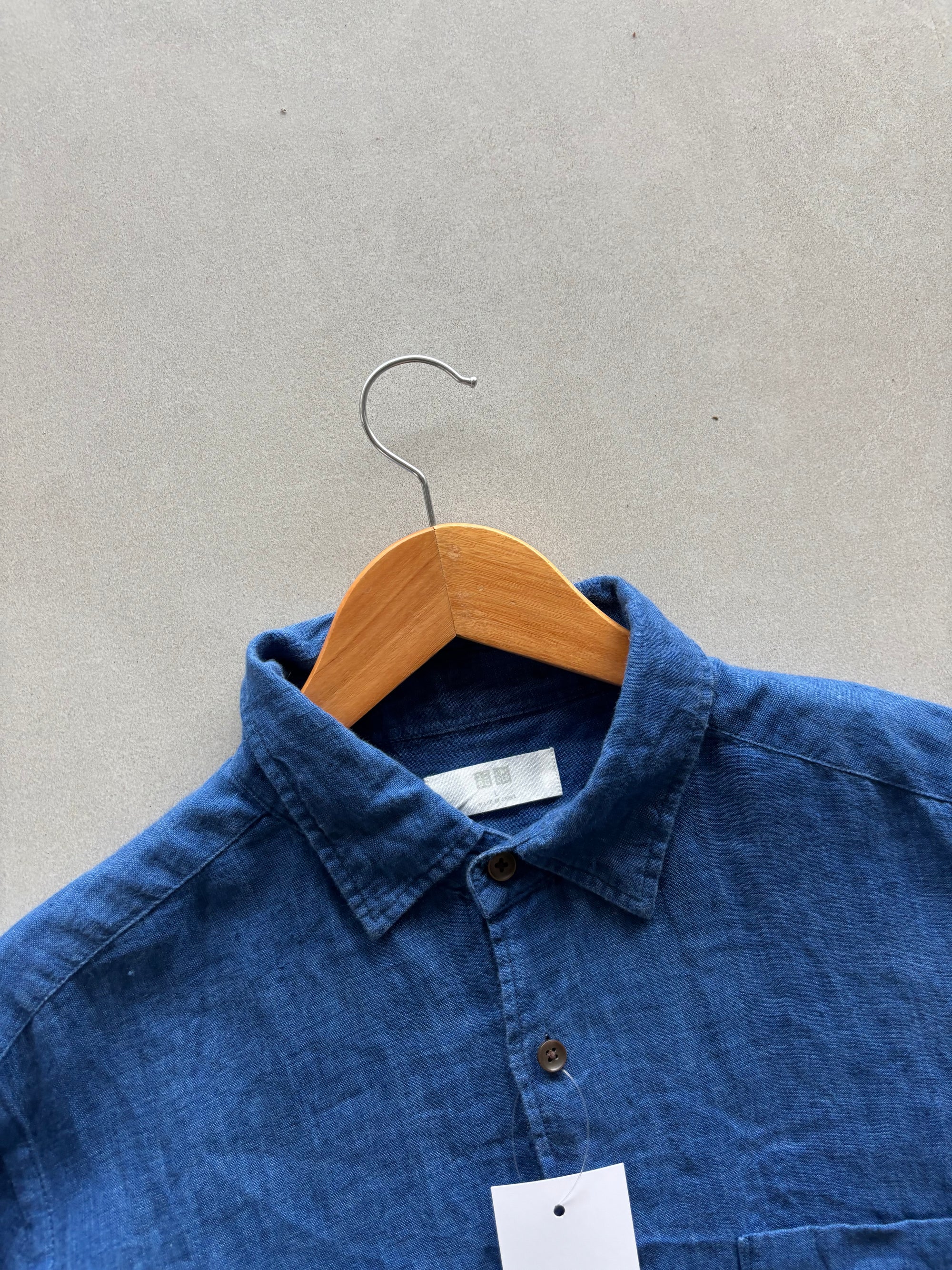 UNIQLO PURE LINEN SHIRT - L