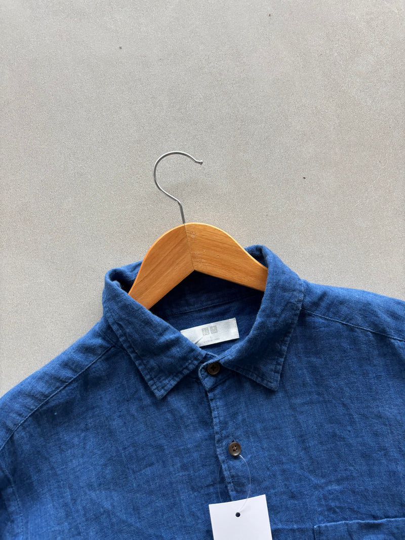 UNIQLO PURE LINEN SHIRT - L