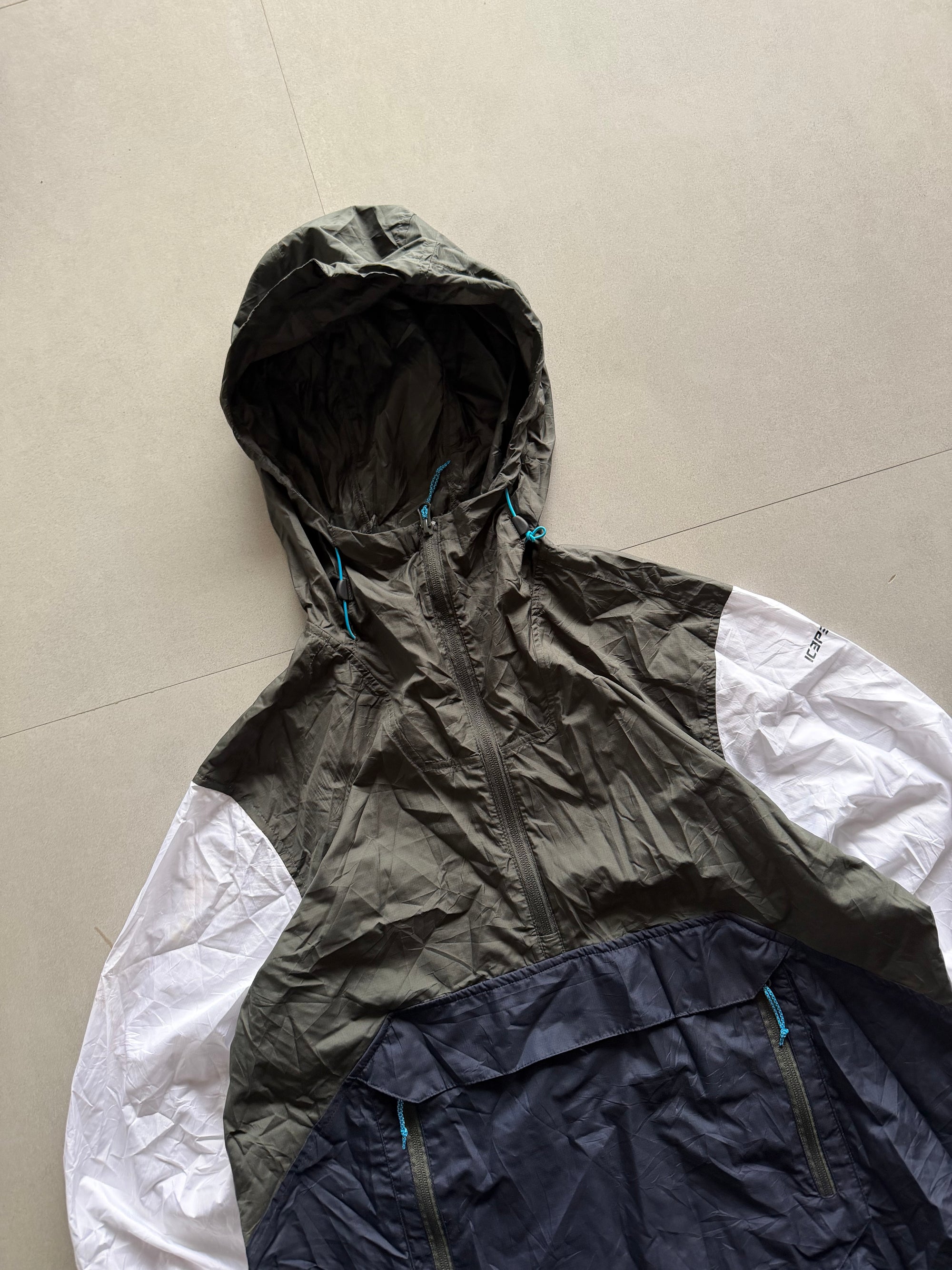 VINTAGE STYLE QUARTER ZIP JACKET - M