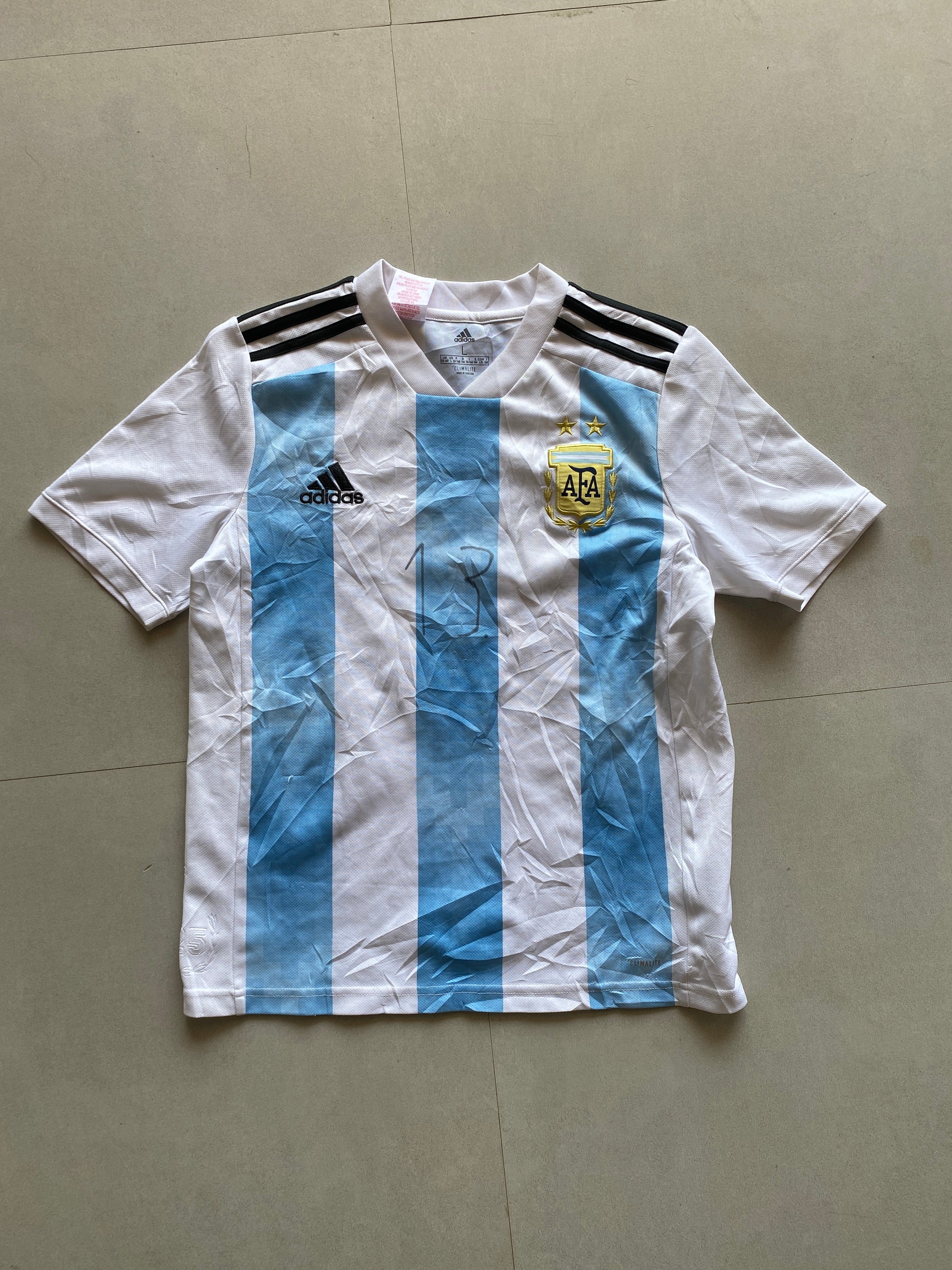 2017 ADIDAS ARGENTINA JERSEY - XS