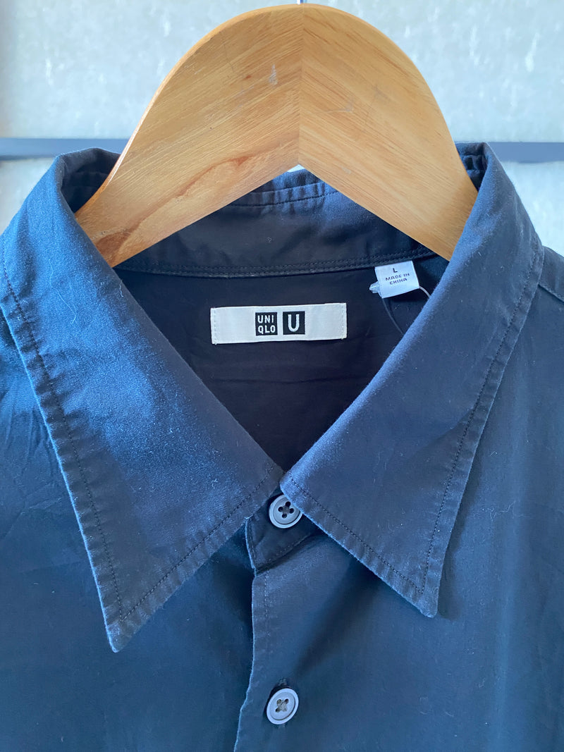 UNIQLO DARK BLUE SHIRT - L