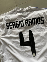 2010 REAL MADRID SERGIO RAMOS (4) JERSEY - L