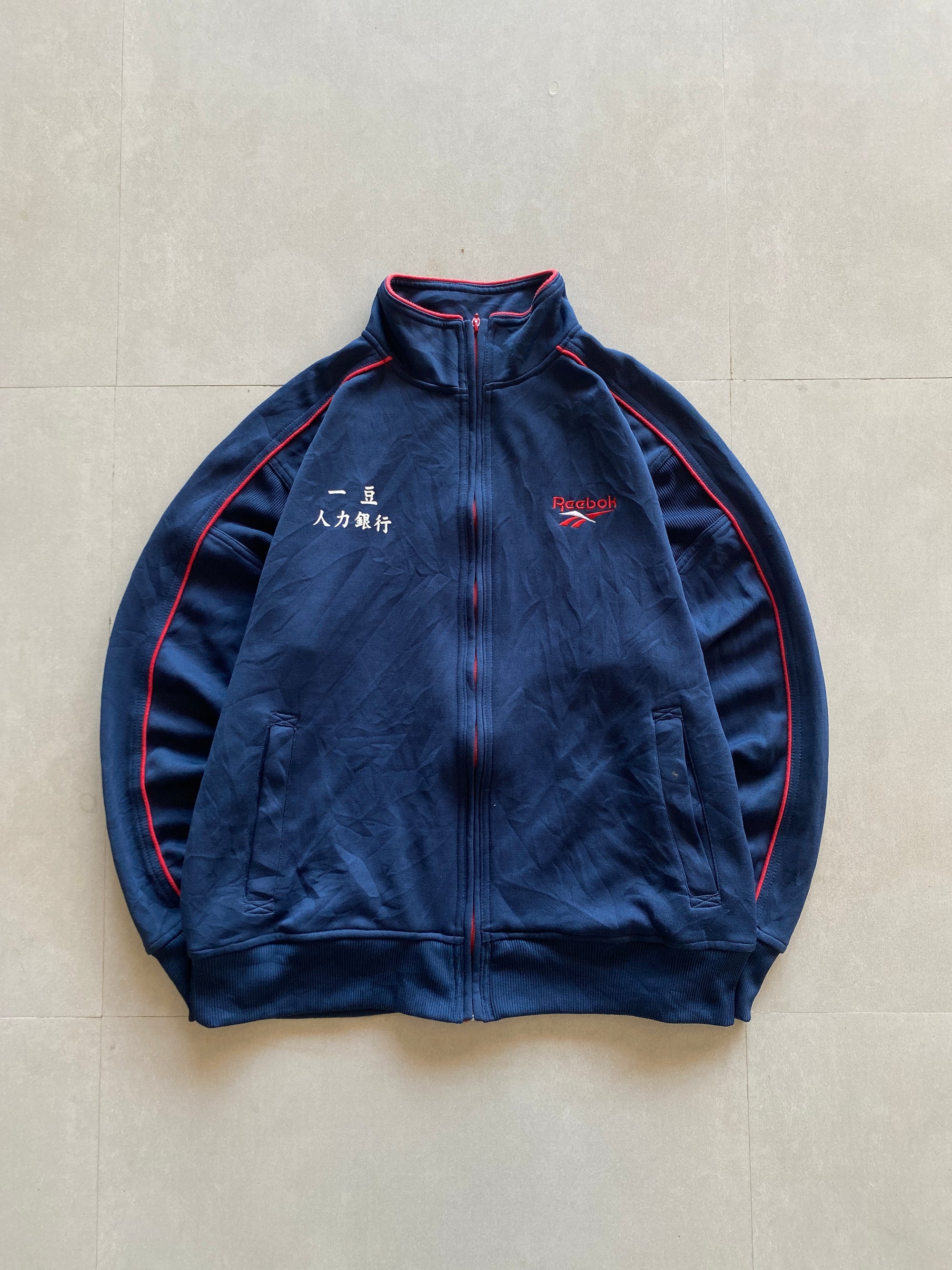 90s REEBOK BOMBER JACKET - L