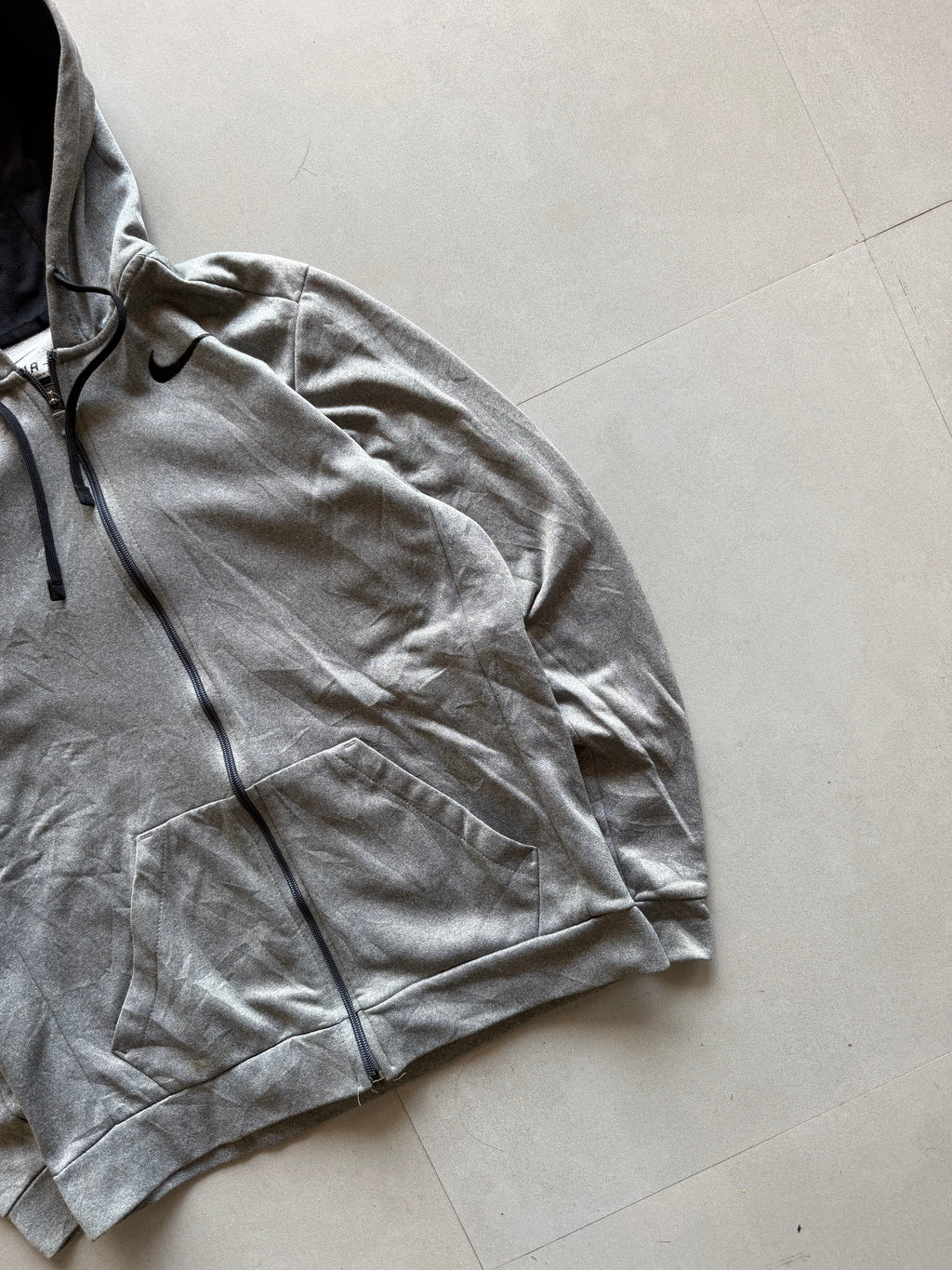VINTAGE NIKE HOODED JACKET - M