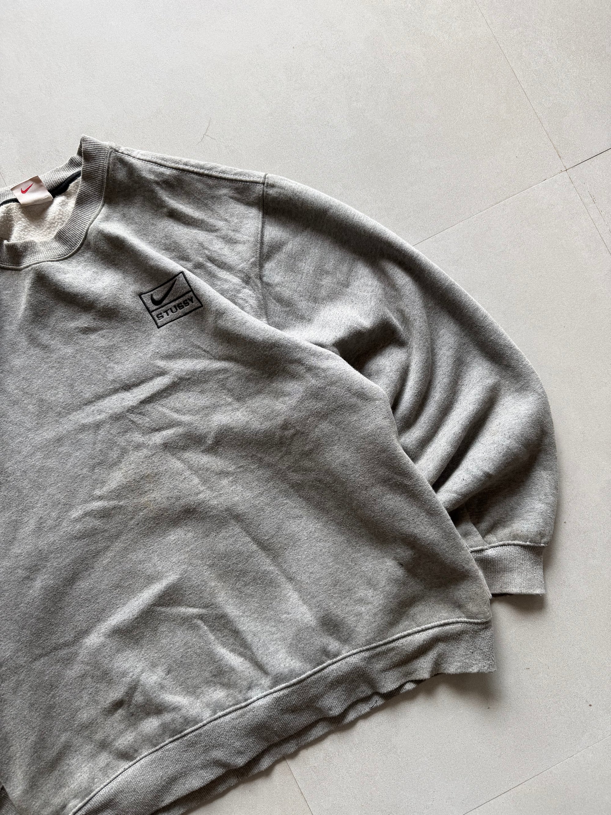 NIKE X STUSSY SWEATSHIRT - L