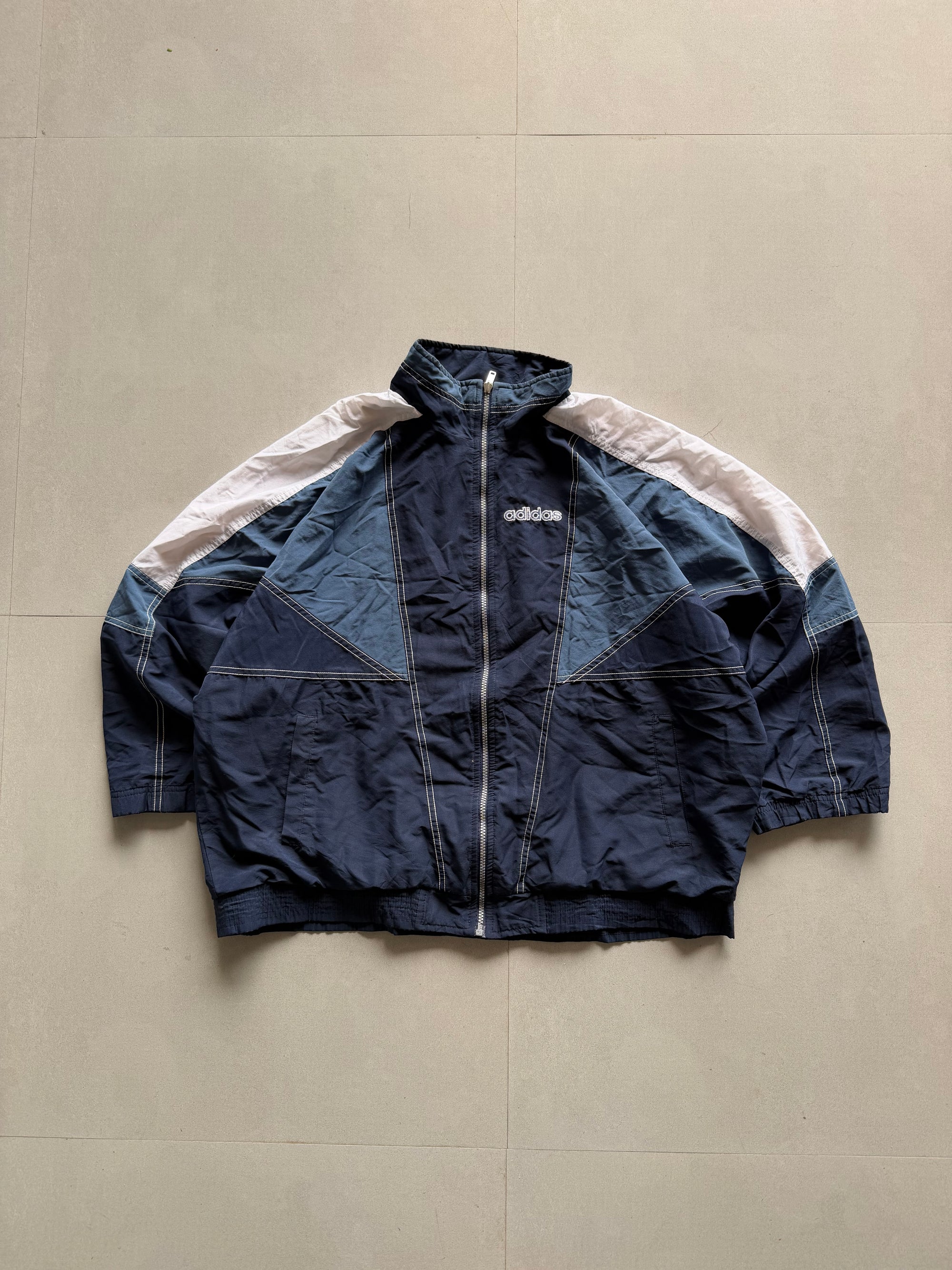 90S ADIDAS BIG LOGO JACKET - XXL
