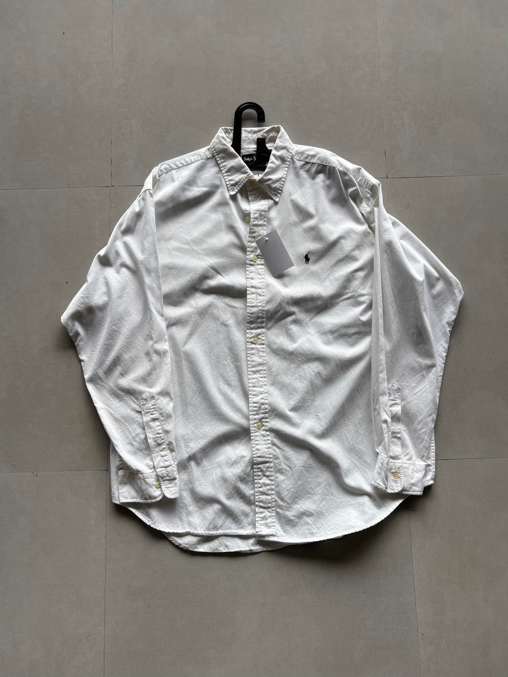 RALPH LAUREN WHITE FORMAL SHIRT - XL