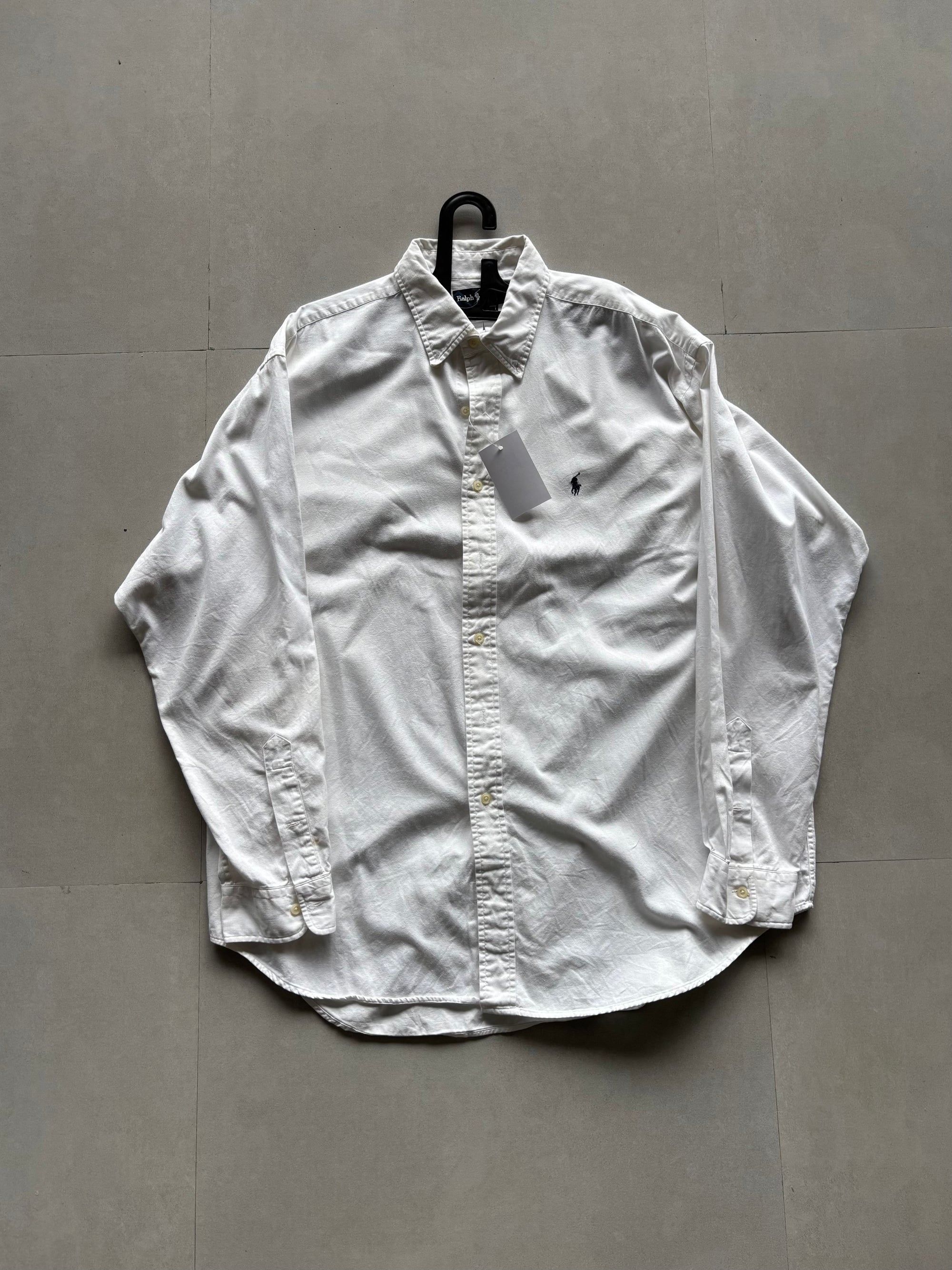 RALPH LAUREN WHITE FORMAL SHIRT - XL
