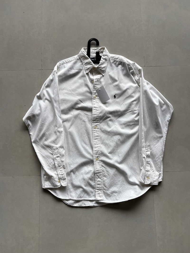 RALPH LAUREN WHITE FORMAL SHIRT - XL