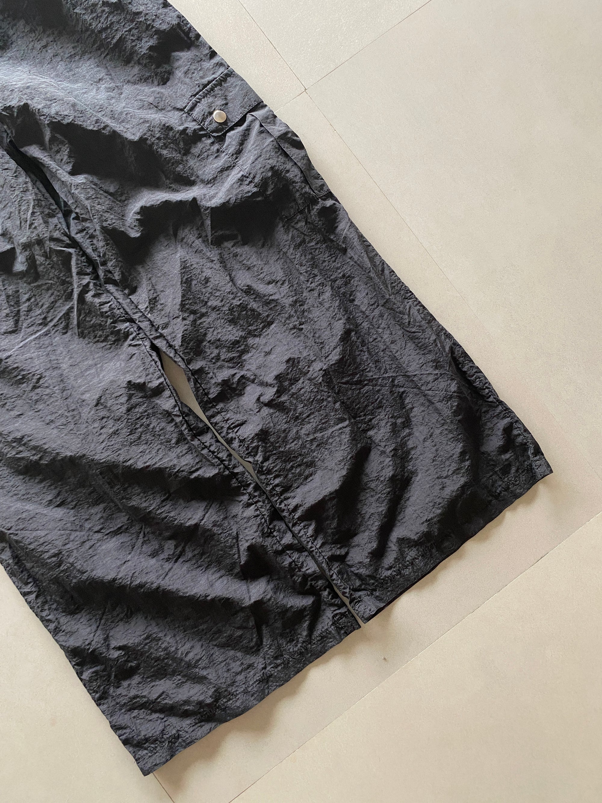 WIDE LEG TRACK PANT - M