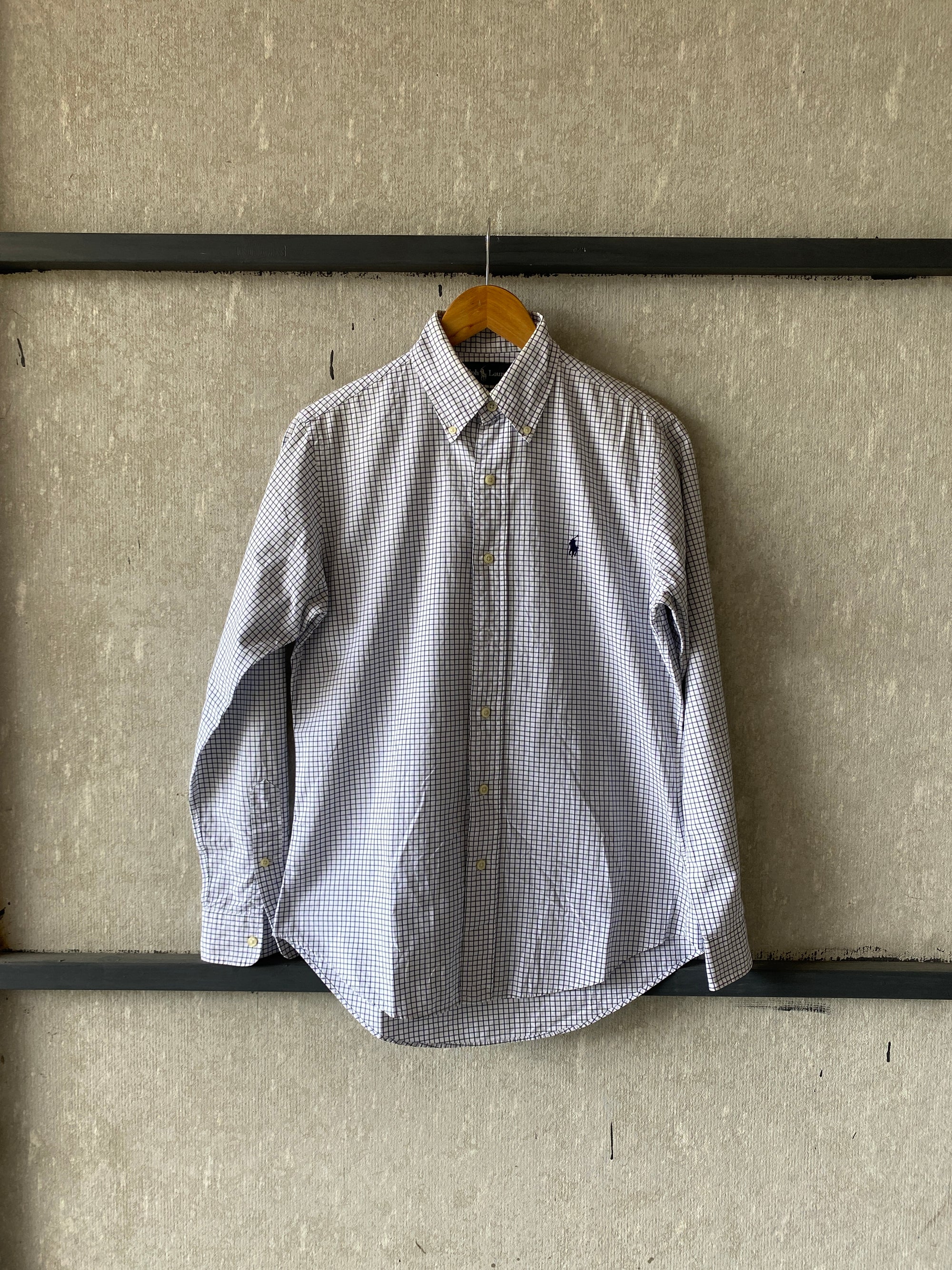 RALPH LAUREN CHECKED SHIRT - M