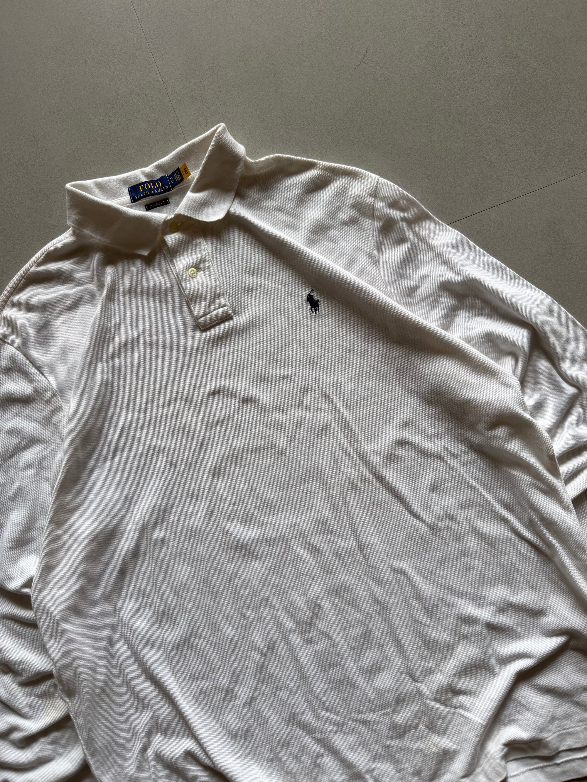 RALPH LAUREN FULL SLEEVE POLO SHIRT - XL