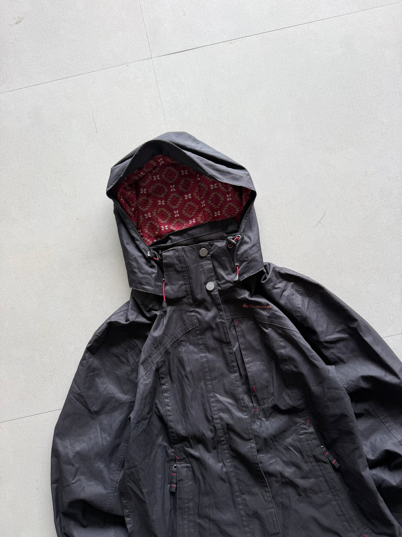 QUECHUA HOODED TACTICAL JACKET - XS