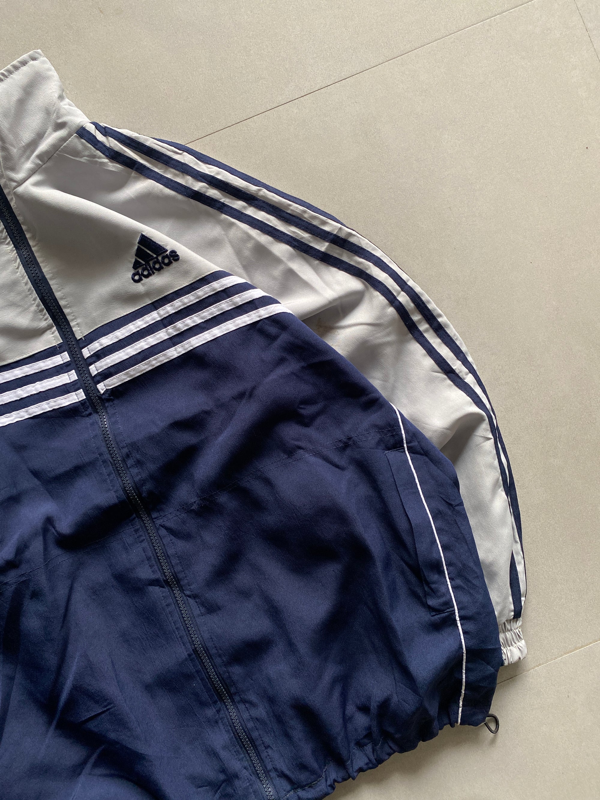 00s ADIDAS STRIPED JACKET -XL