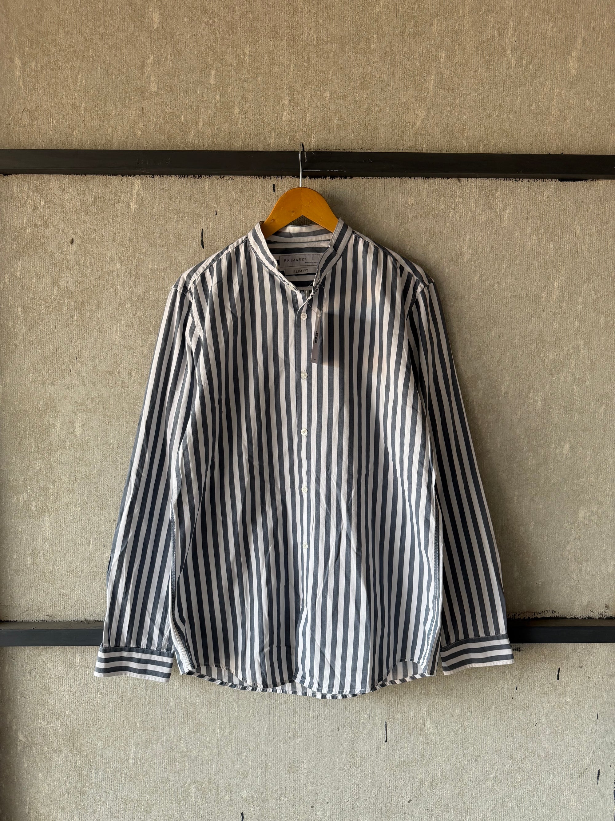 PRIMARK STRIPED SHIRT - L ST88