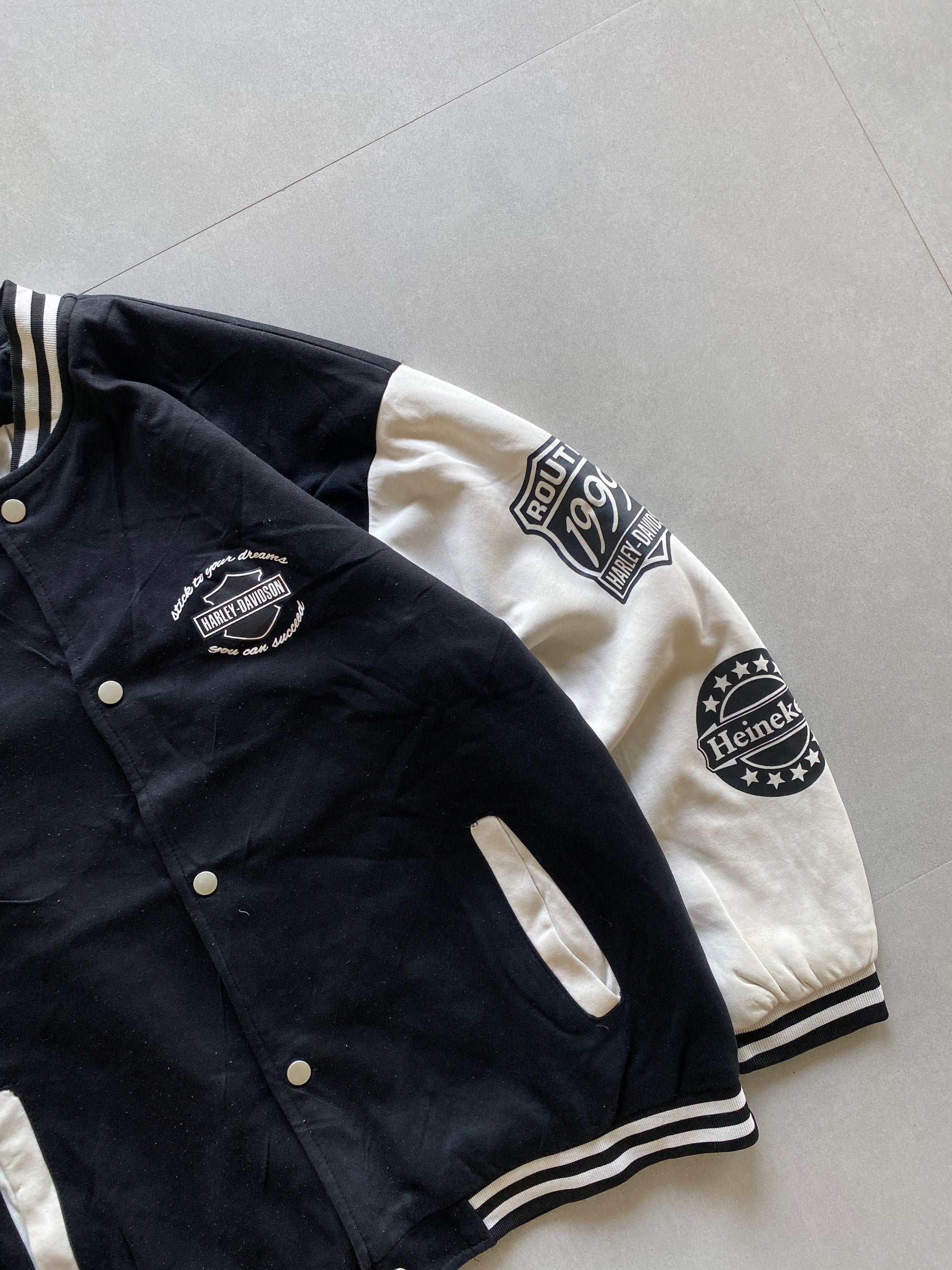 HARLEY DAVIDSON VARSITY JACKET (bootleg) - XL