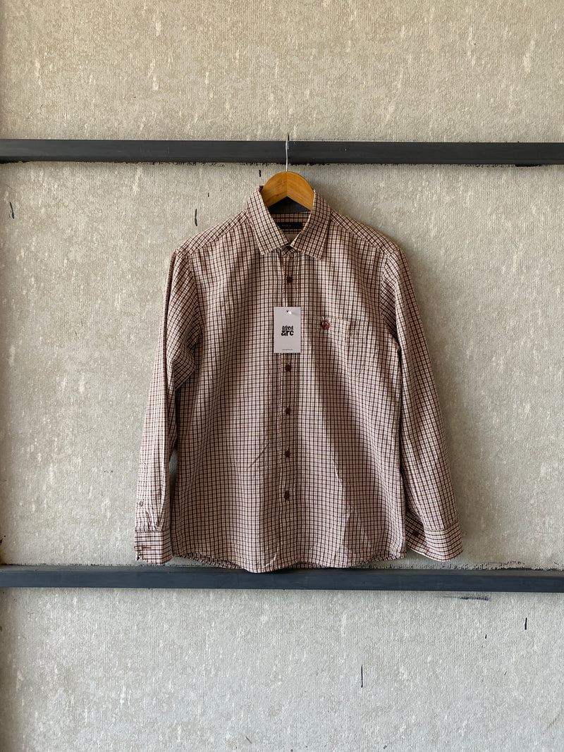 M TALK CHECKERED SHIRT - S