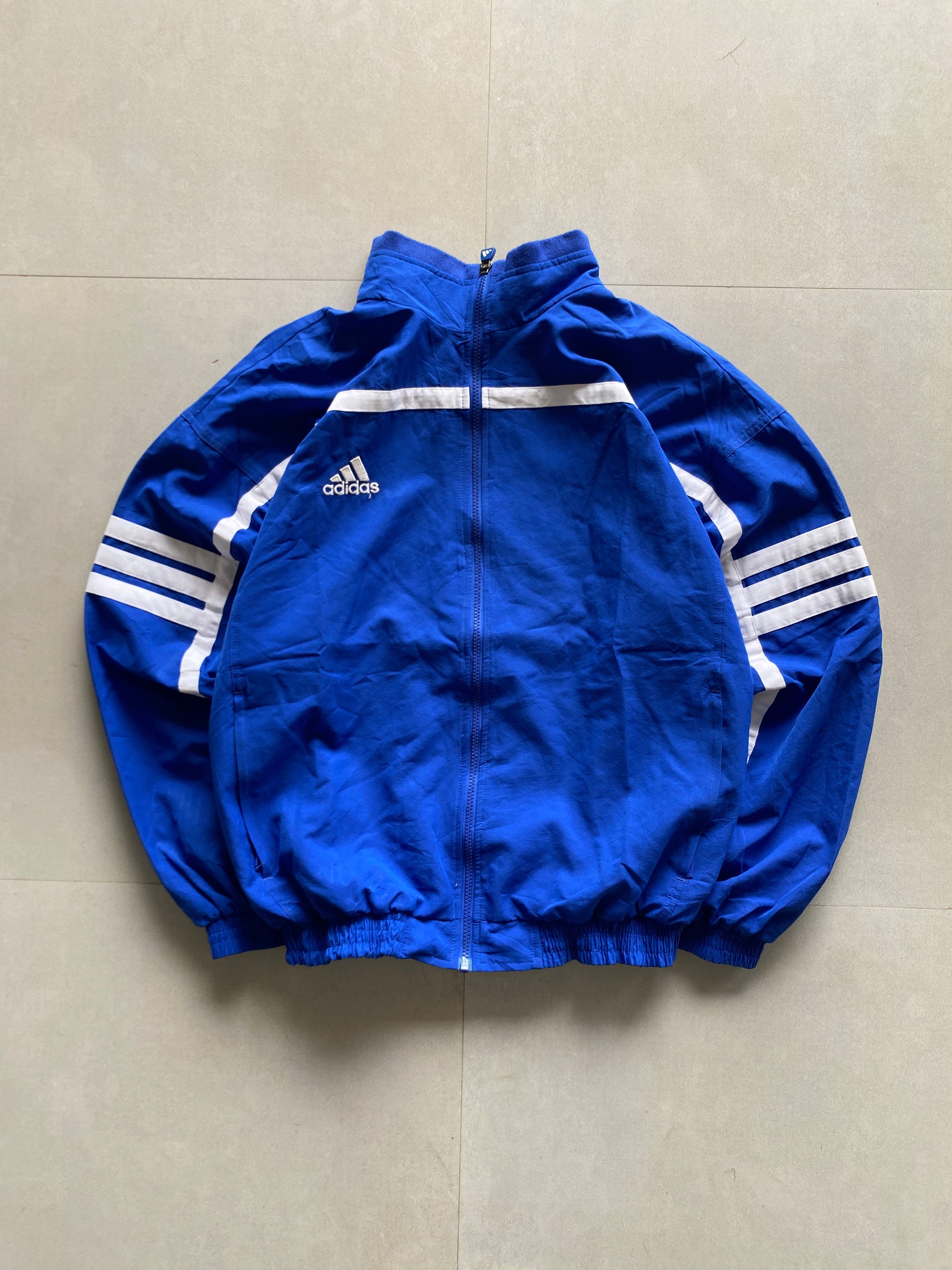 VINTAGE ADIDAS STRIPED JACKET - XL