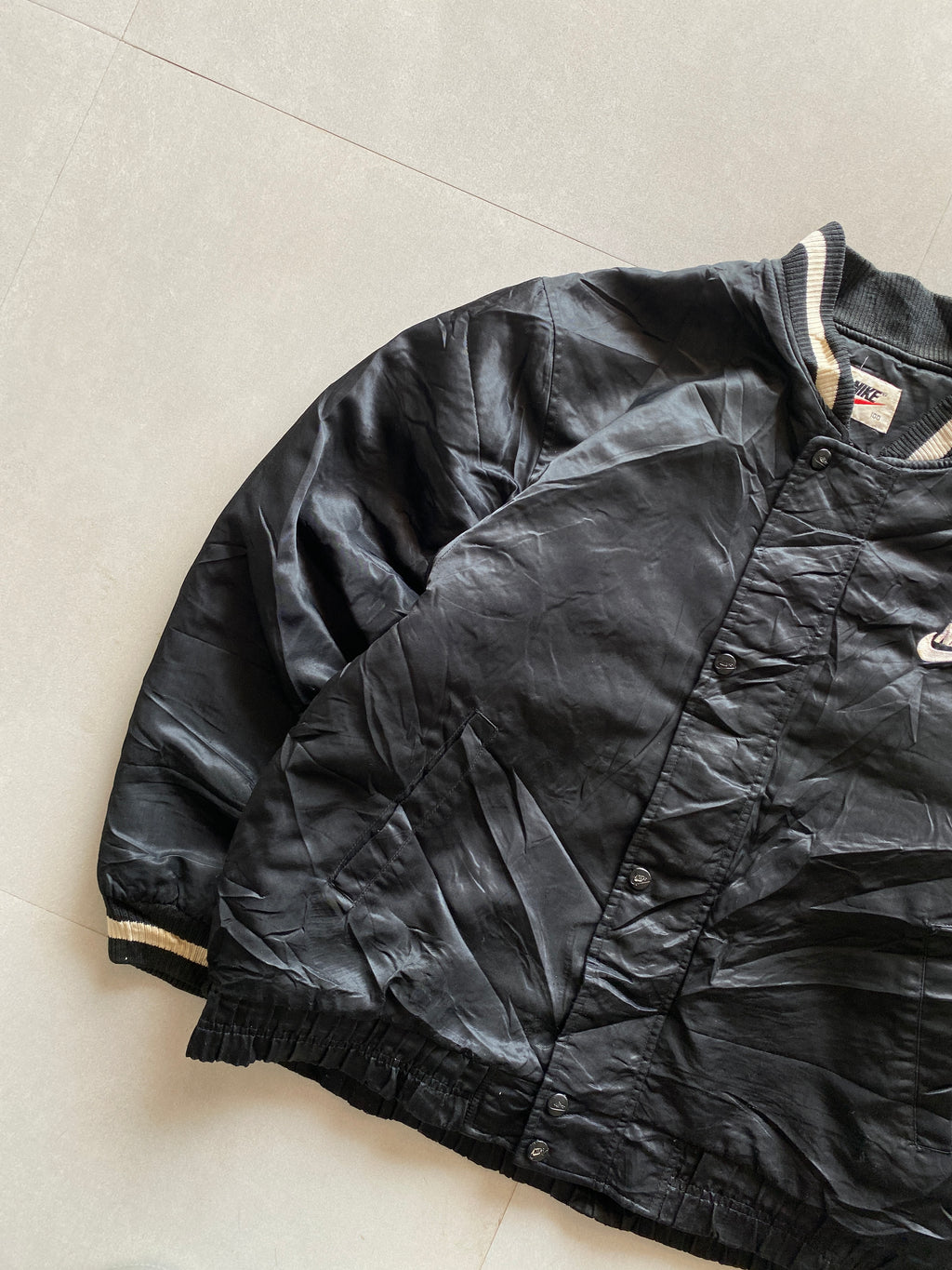 90s NIKE VARSITY JACKET - L