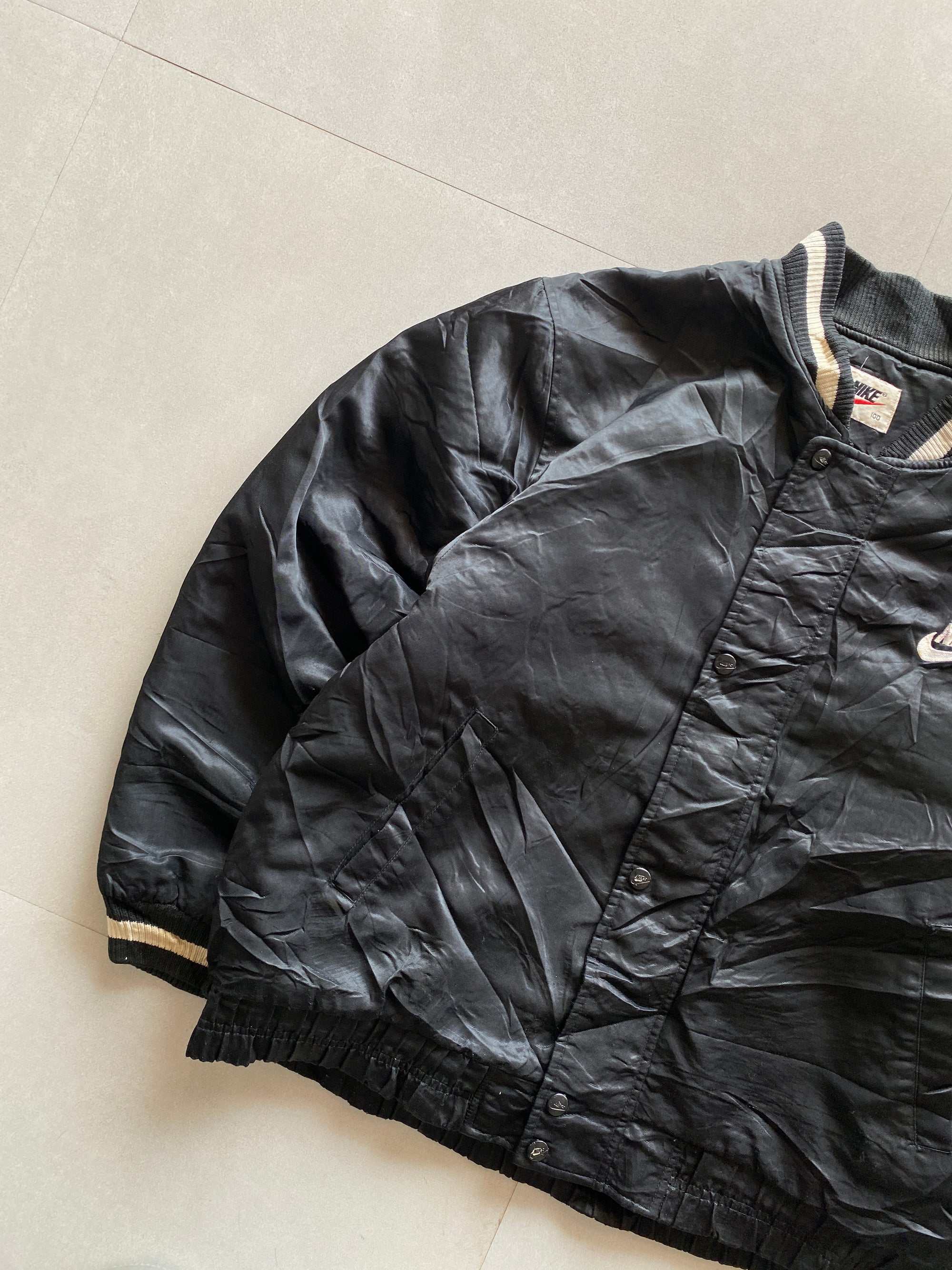 90s NIKE VARSITY JACKET - L