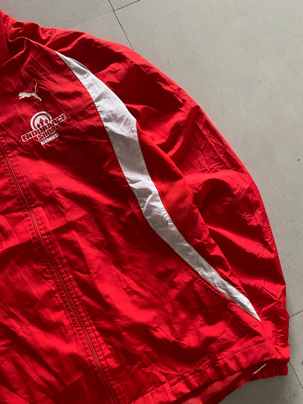 VINTAGE PUMA RED JACKET - M