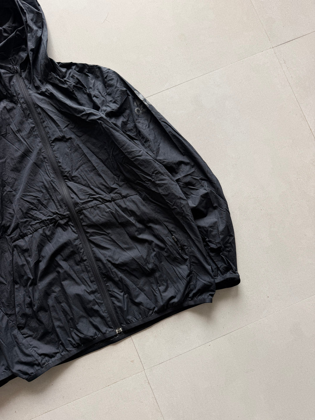 ADIDAS HOODED HIKING JACKET -  M