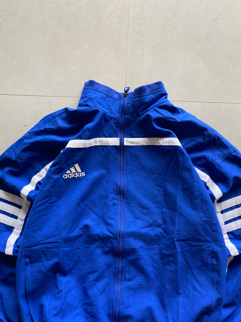 VINTAGE ADIDAS STRIPED JACKET - XL