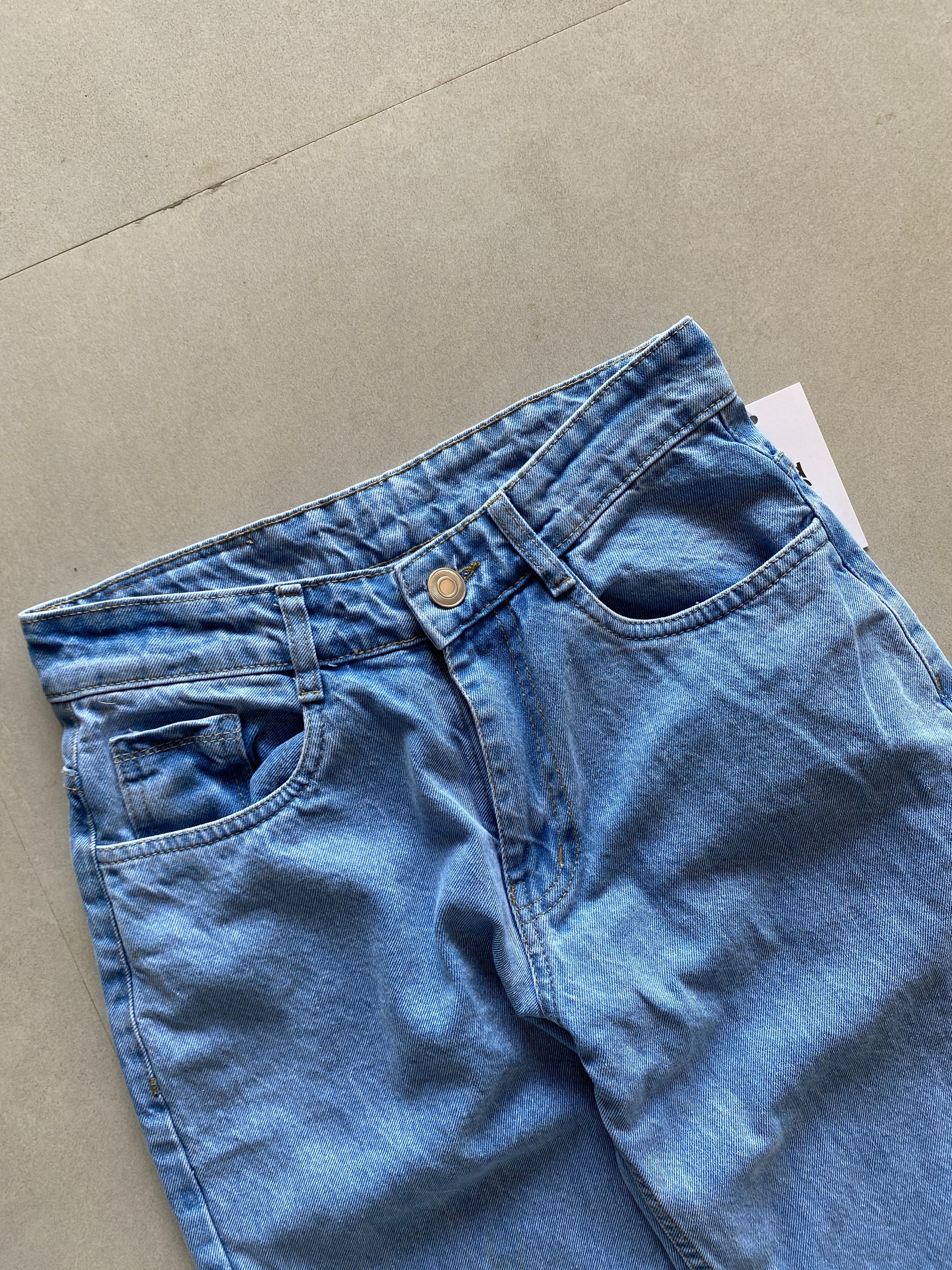 STRIGHT FIT DENIM - XS