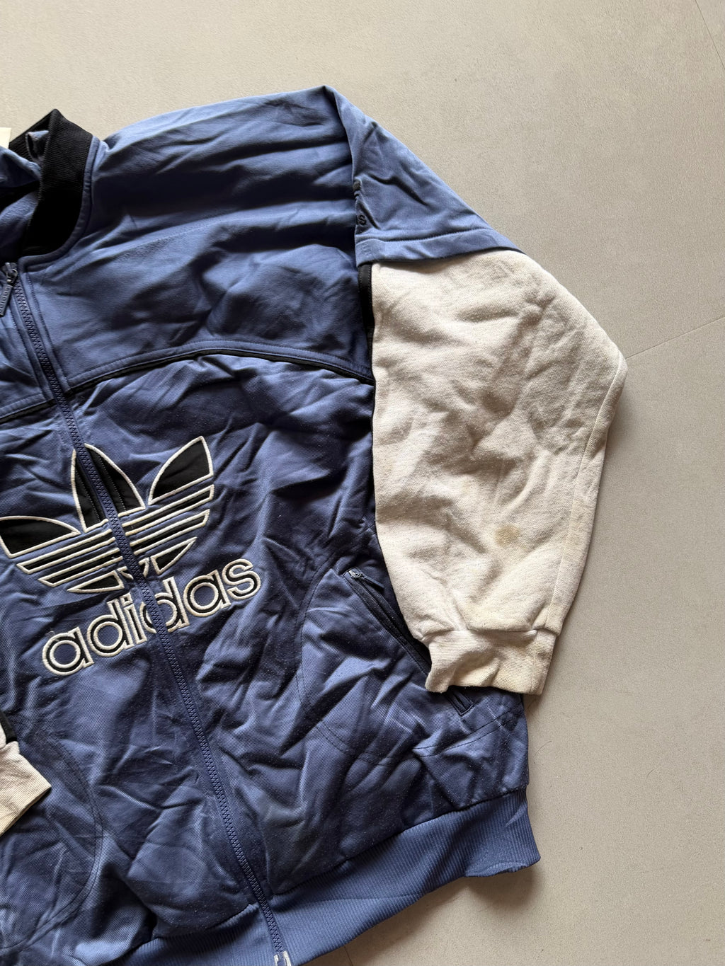 90S ADIDAS BIG LOGO JACKET - L