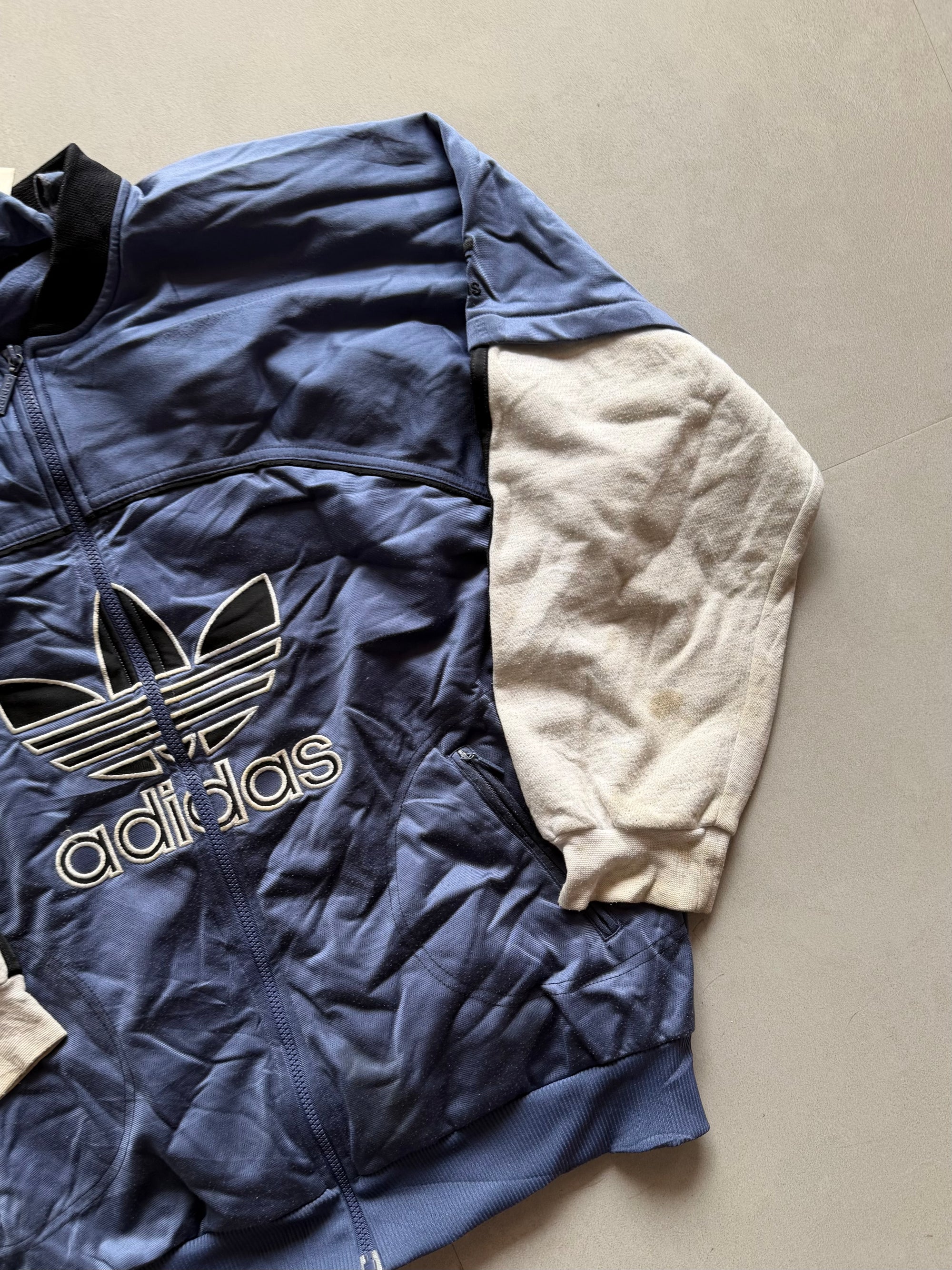 90S ADIDAS BIG LOGO JACKET - L