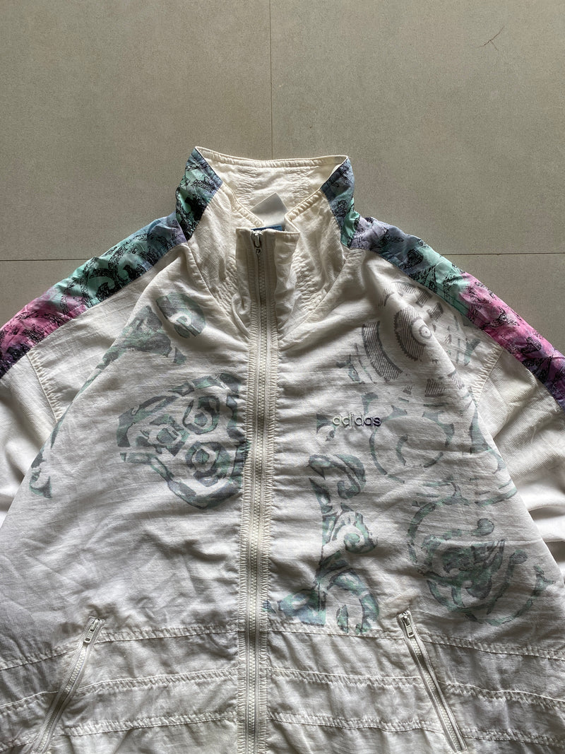 VINTAGE ADIDAS PRINTED JACKET - XXL