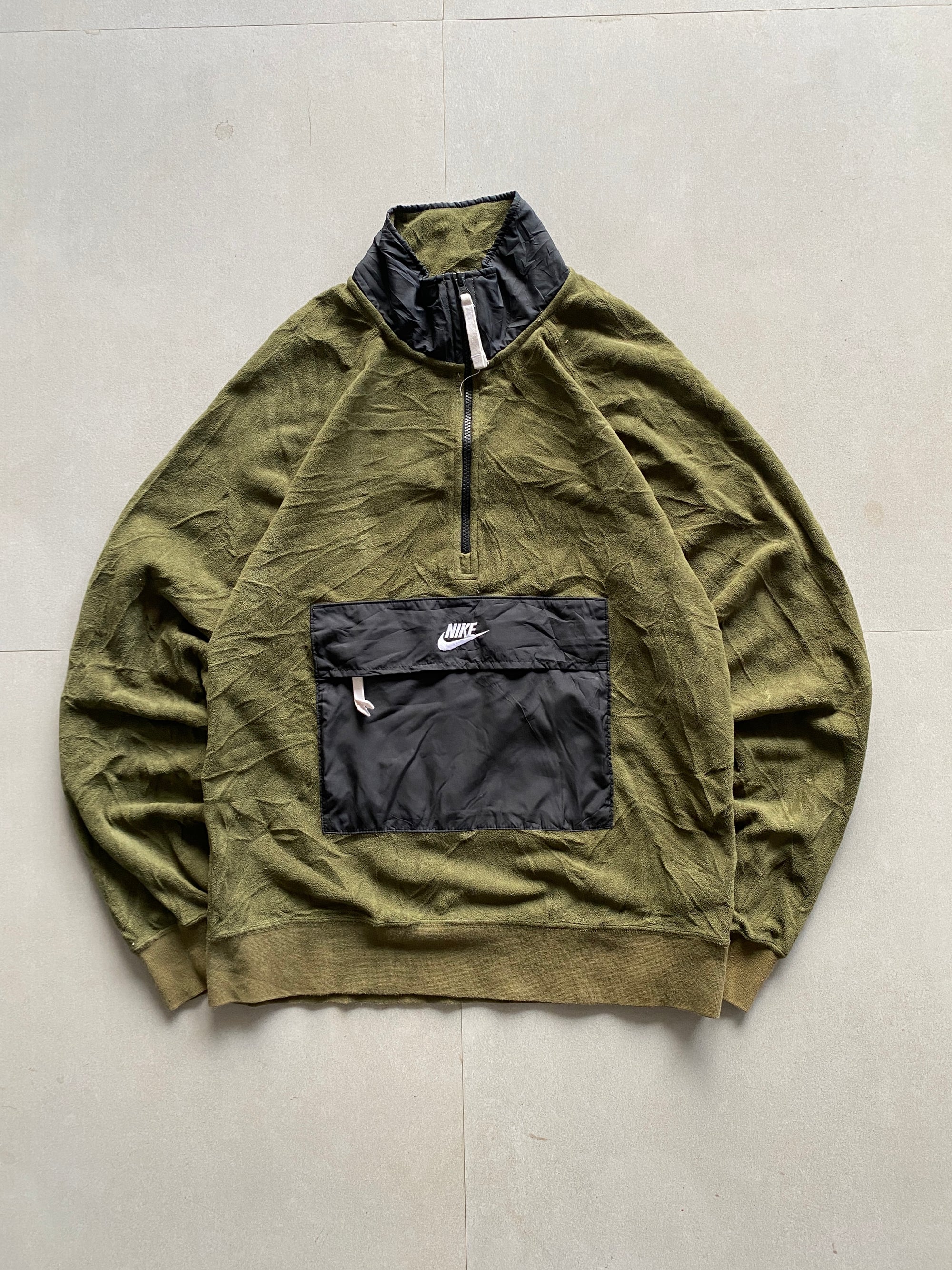 NIKE QUARTER ZIP FLEECE - M