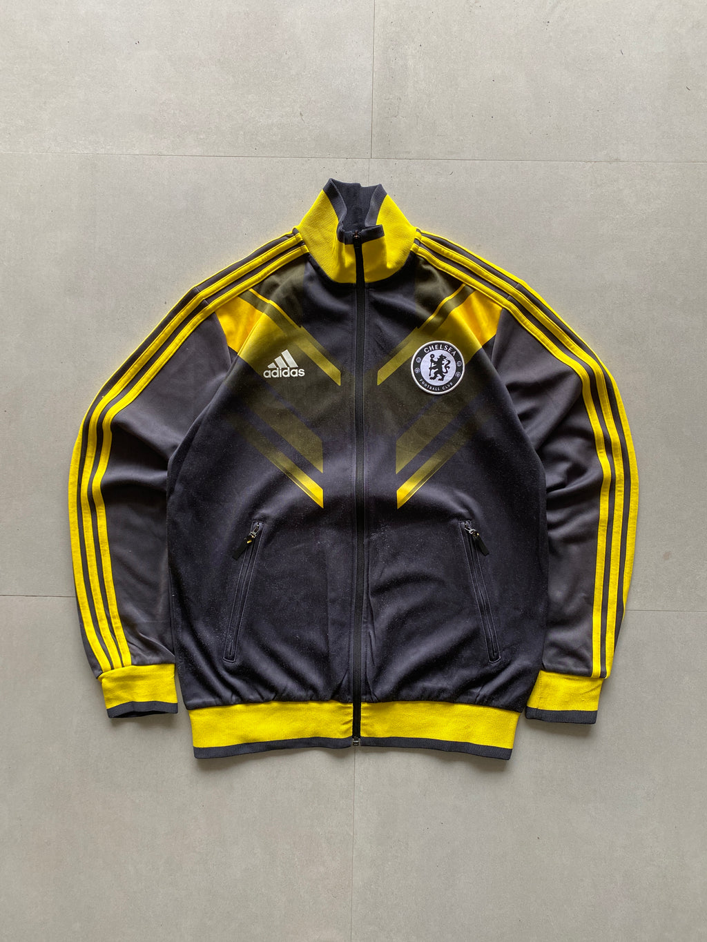 VINTAGE ADIDAS CHELSEA STRIPED JACKET - S