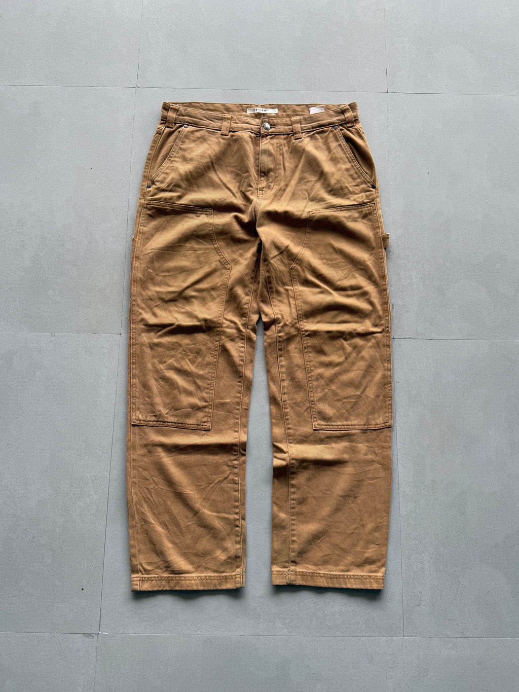 REVIEW DOUBLE KNEE WORK WEAR PANTS - L