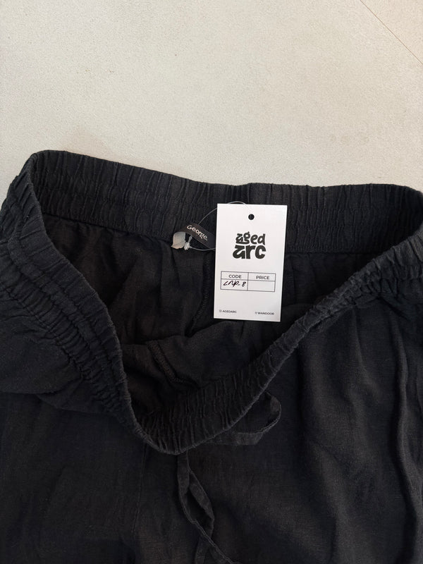 GEORGE BAGGY LINEN PANT - M