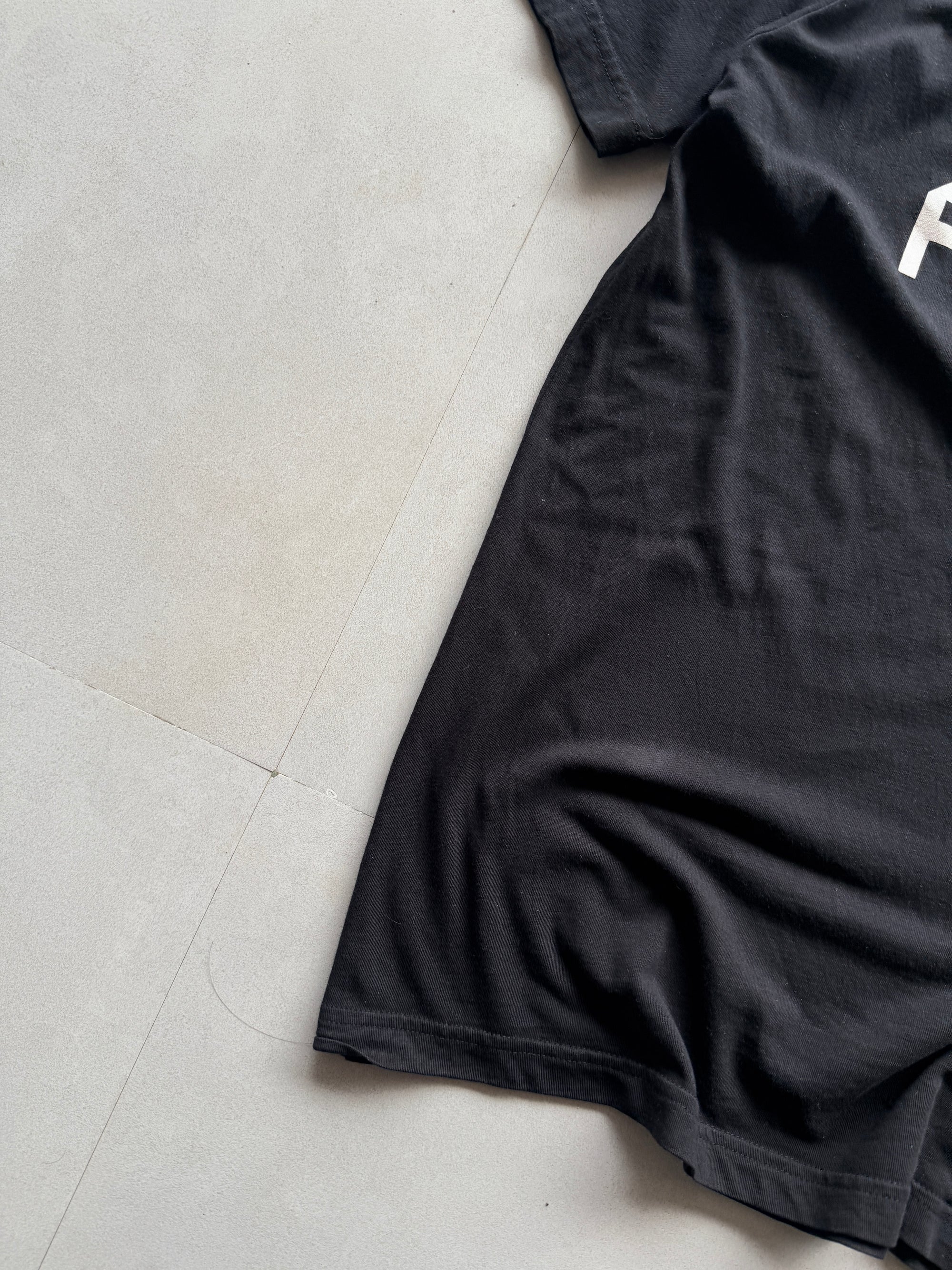 NIKE BLACK FOOTBALL TEE - M