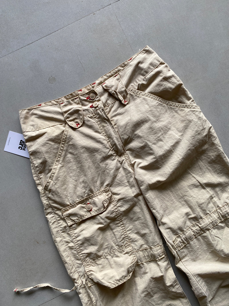 WIDE LEG CARGO PANT - XS