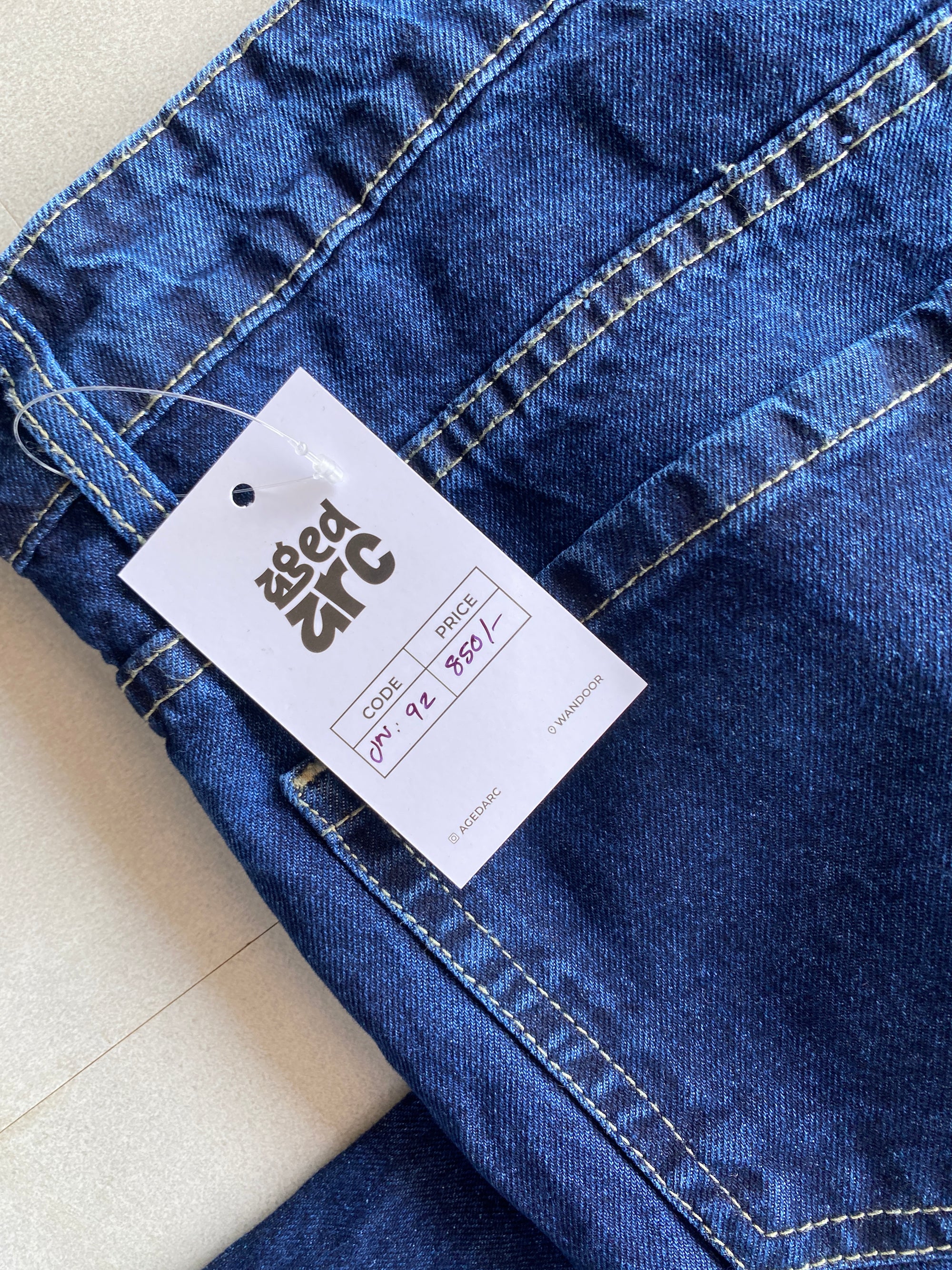 STRIGHT FIT DENIM - M