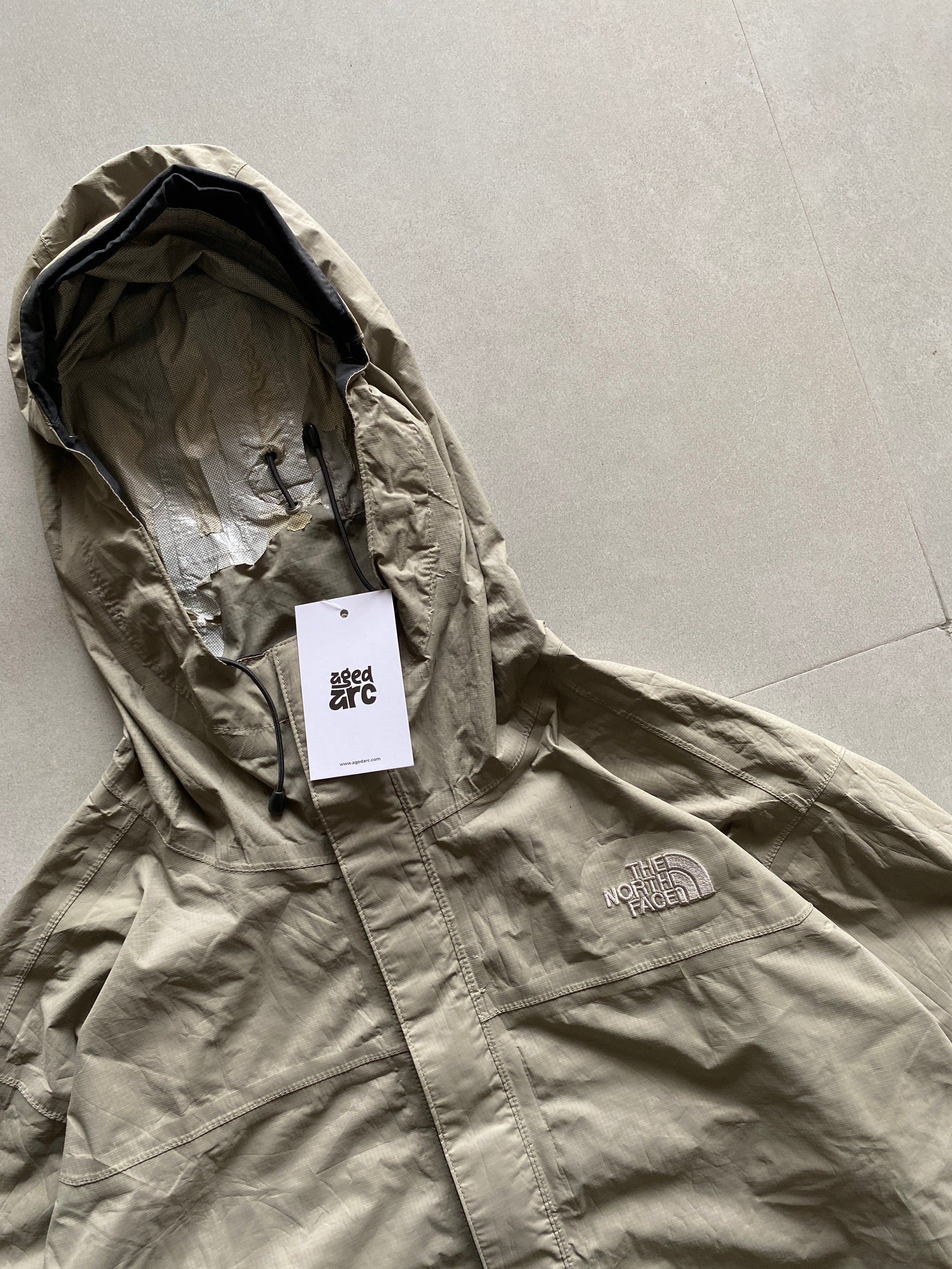 THE NORTH FACE HOODED TREKKING JACKET - L