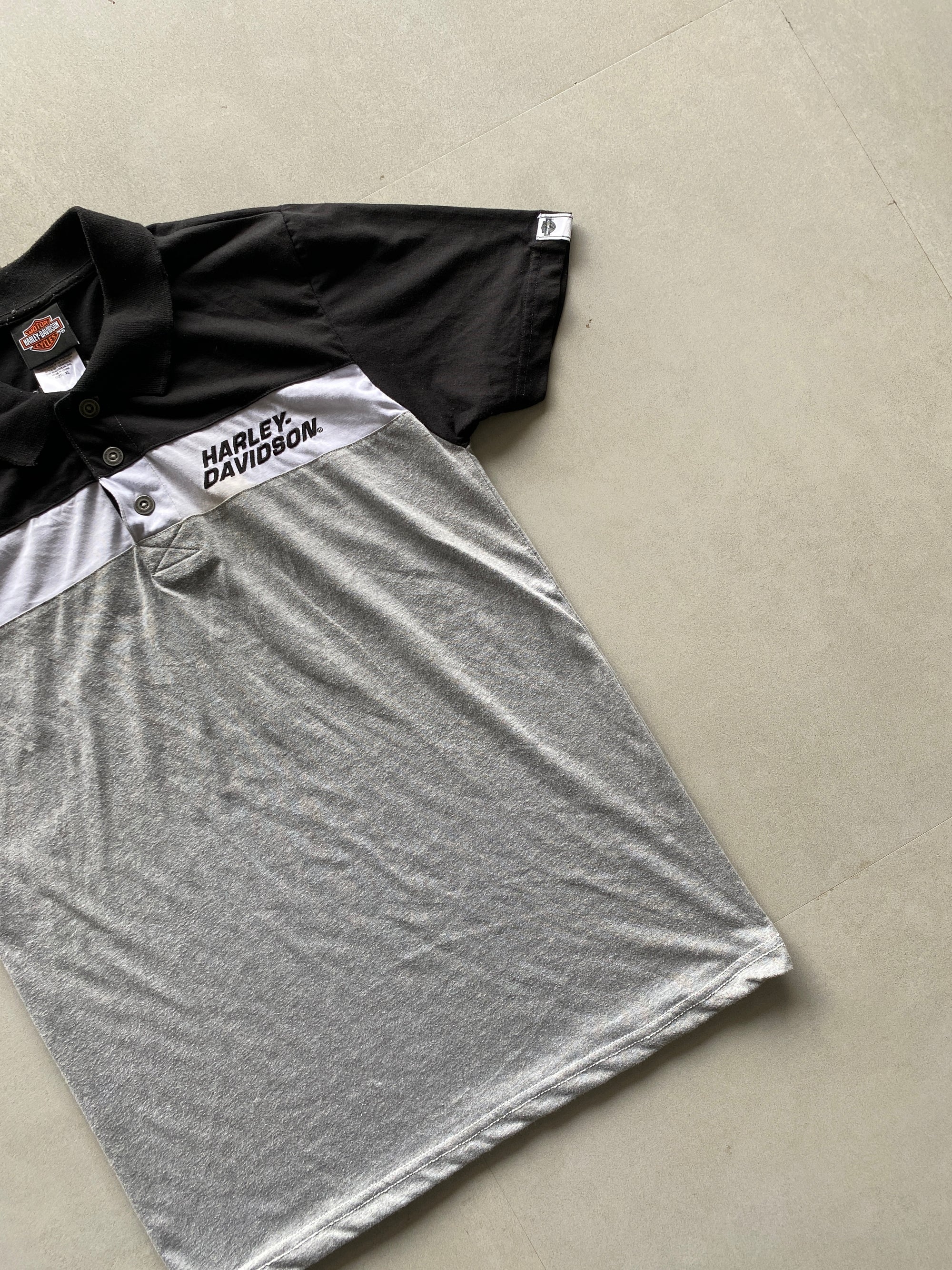 VINTAGE HARLEY DAVIDSON POLO SHIRT - XS