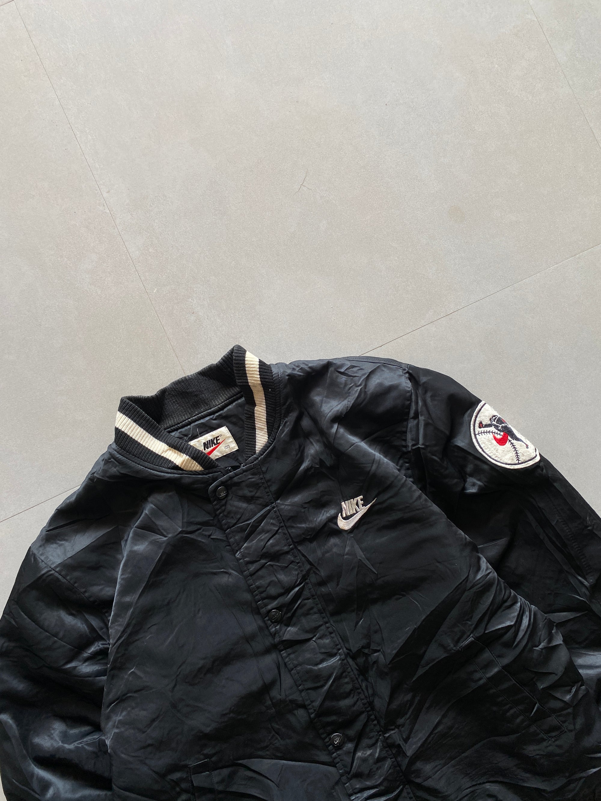 90s NIKE VARSITY JACKET - L