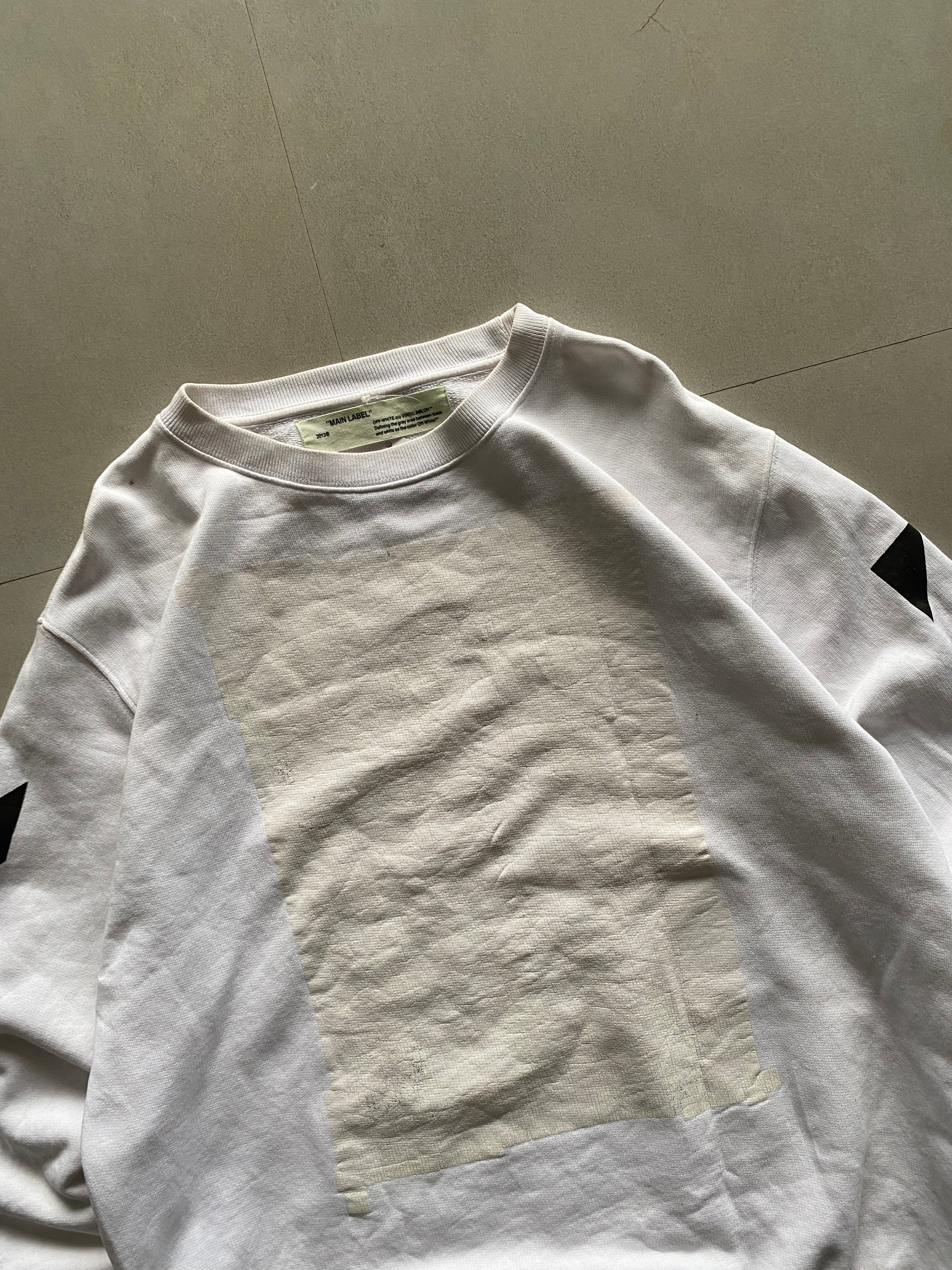 OFF WHITE SWEATSHIRT - L