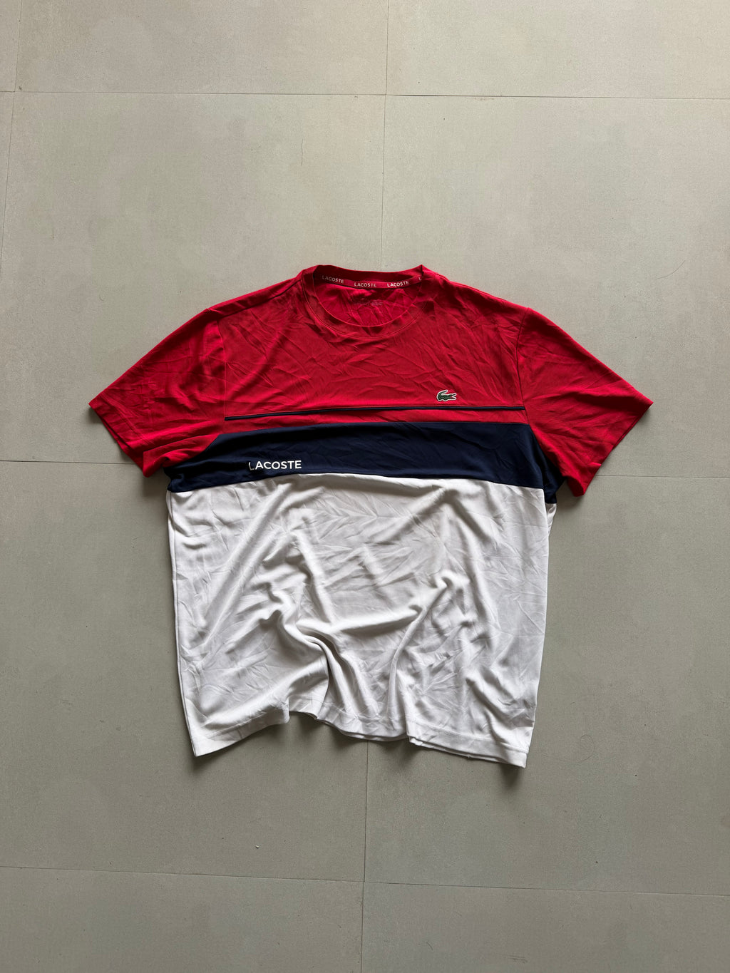 LACOSTE DRI FIT TEE - XL